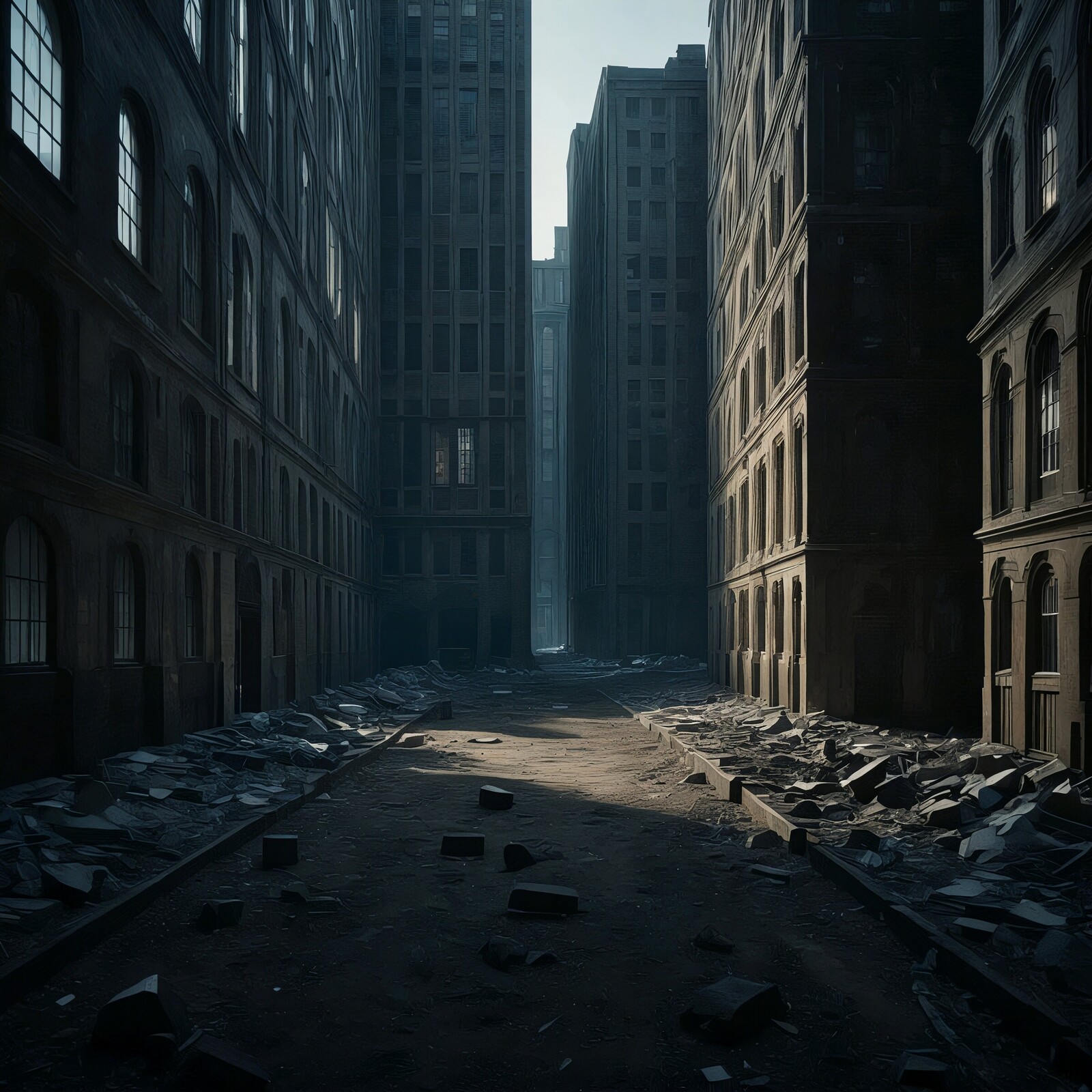 Urban desolation reveals haunting beauty in the quiet aftermath of forgotten dreams and crumbling architecture