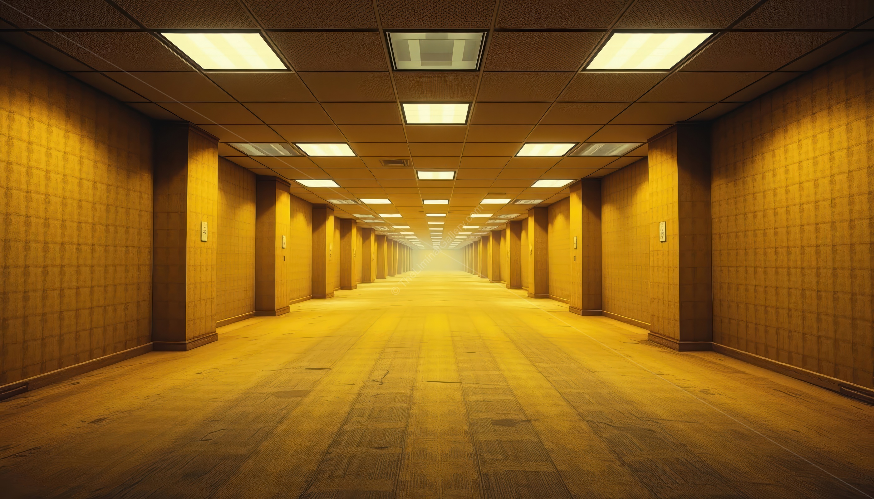 The musty, stale air and repetitive patterns in Level 0, The Lobby, heighten the unsettling and isolating experience.