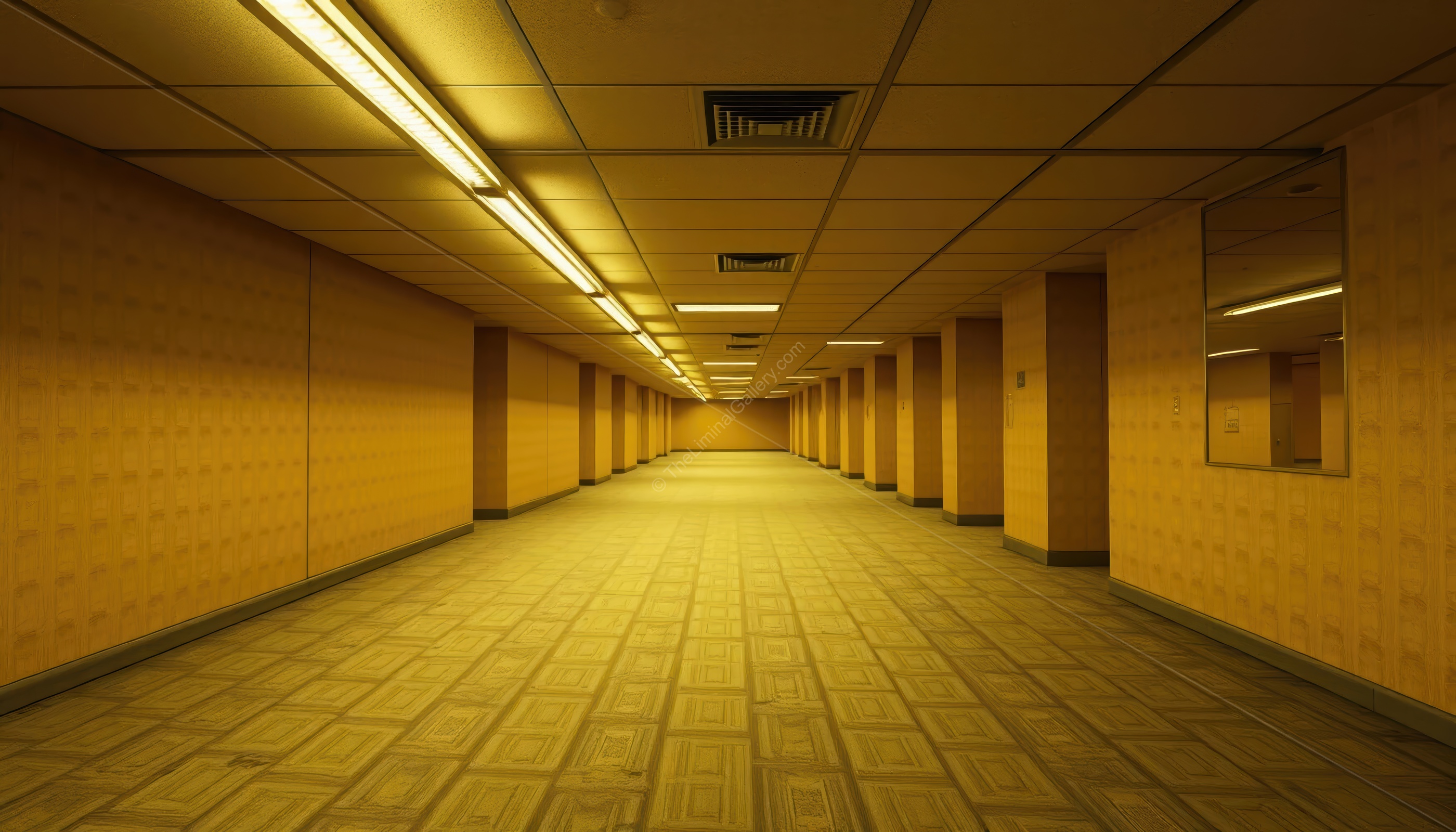 The feeling of being watched in the echoing halls of Level 0, The Lobby, is a constant source of dread.