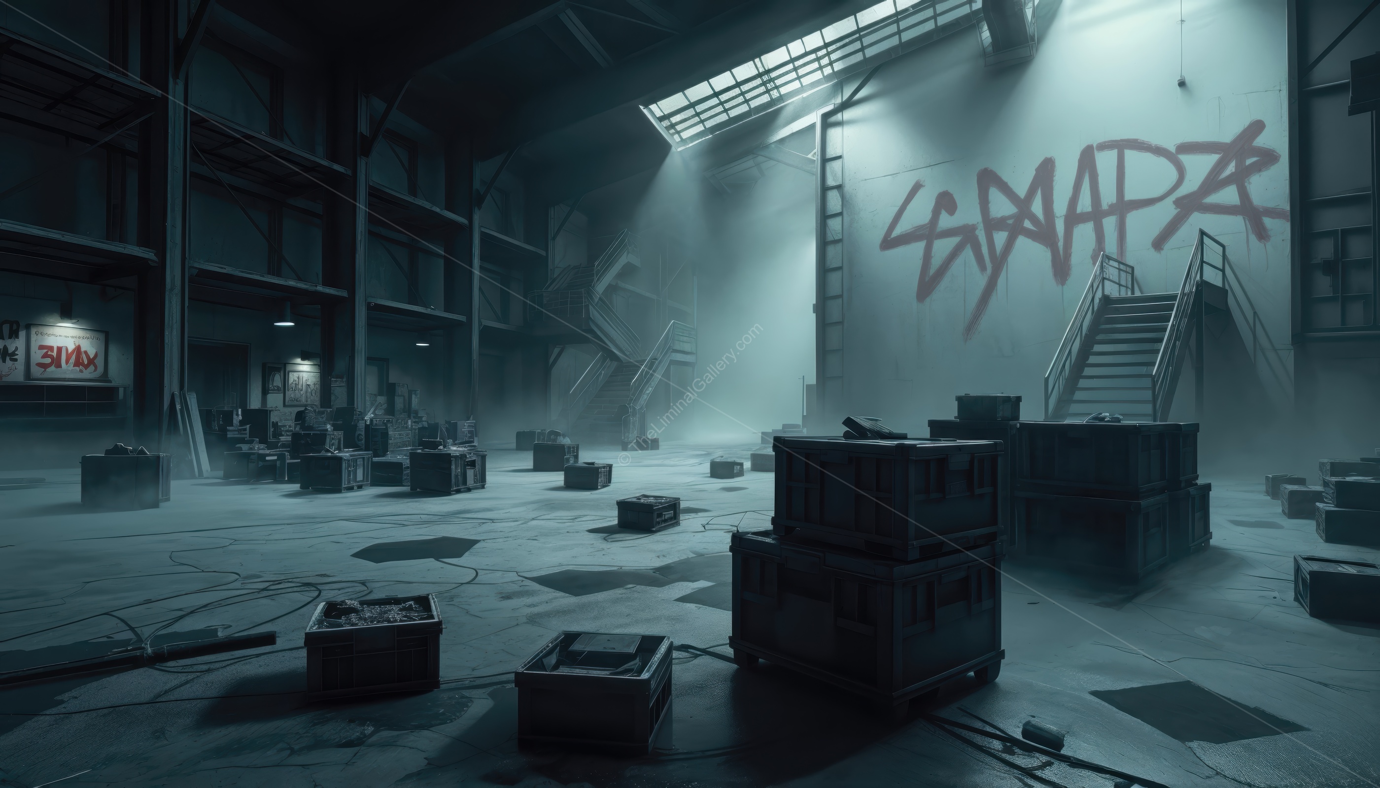 The stale air and echoing sounds of Level 1 hint at the constant dangers present.