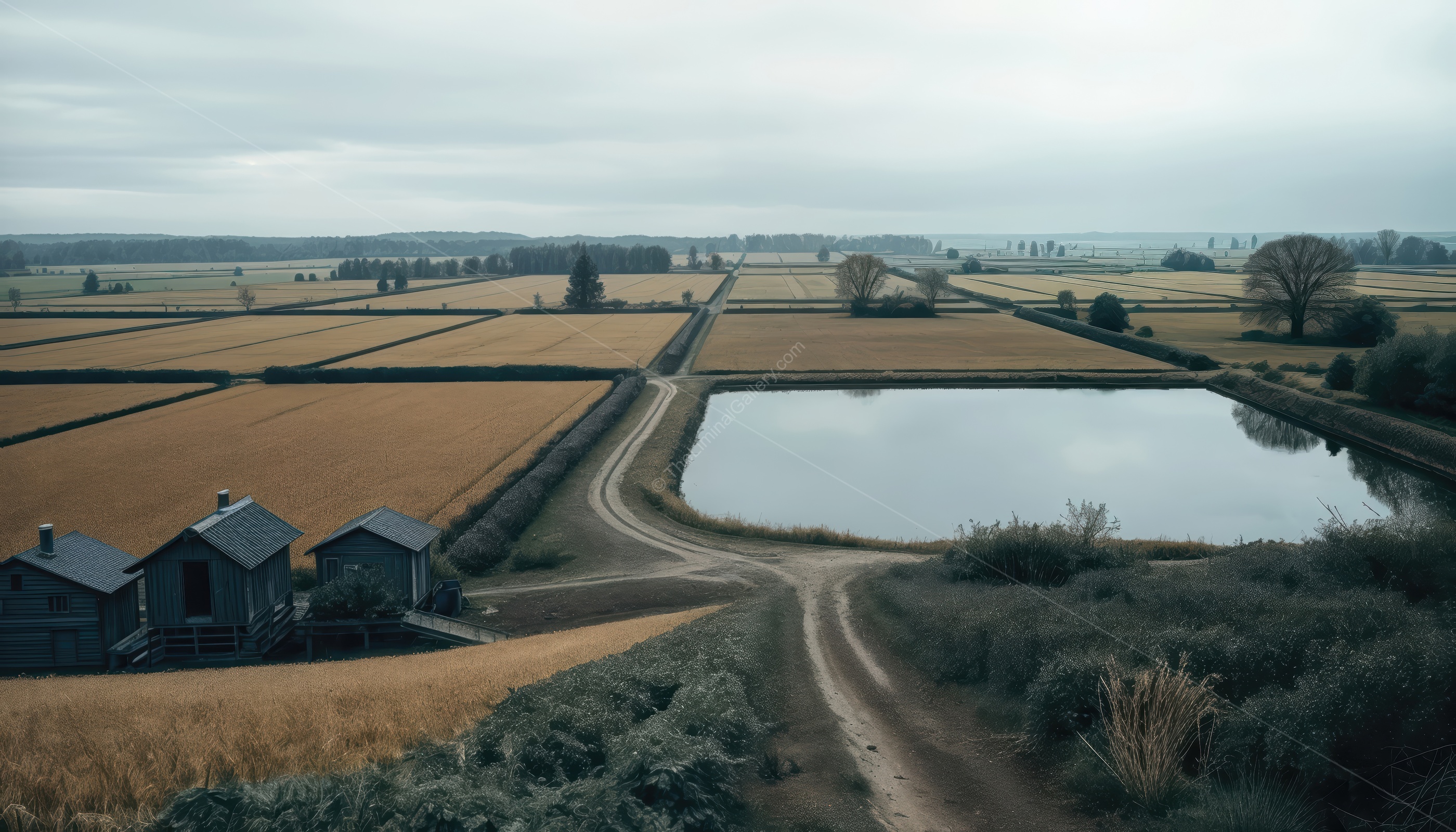 The perpetual golden light casts an eerie glow, blurring the lines between the mundane and the otherworldly.