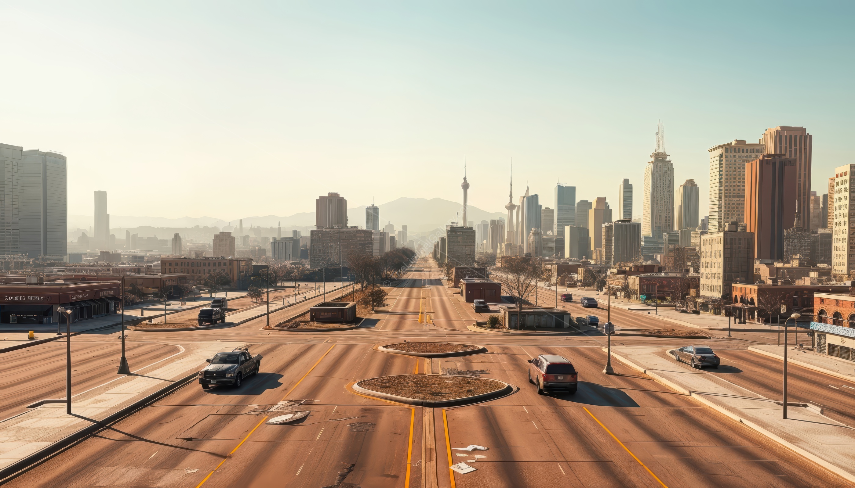 The sprawling, infinite urban expanse of Level 11, The Endless City, embodies the surreal vastness of liminal metropolises.