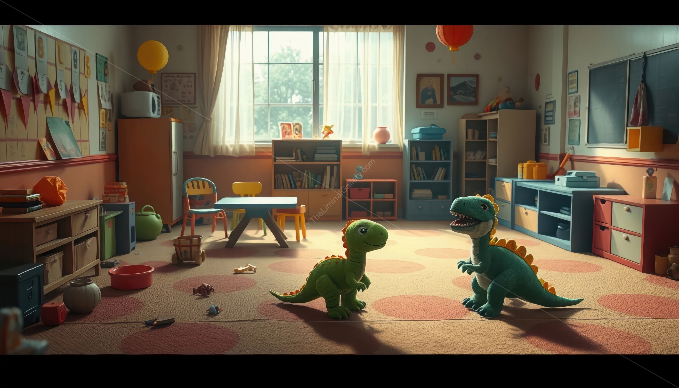 The nostalgic yet unsettling environment of Level 18 evokes a sense of unease.