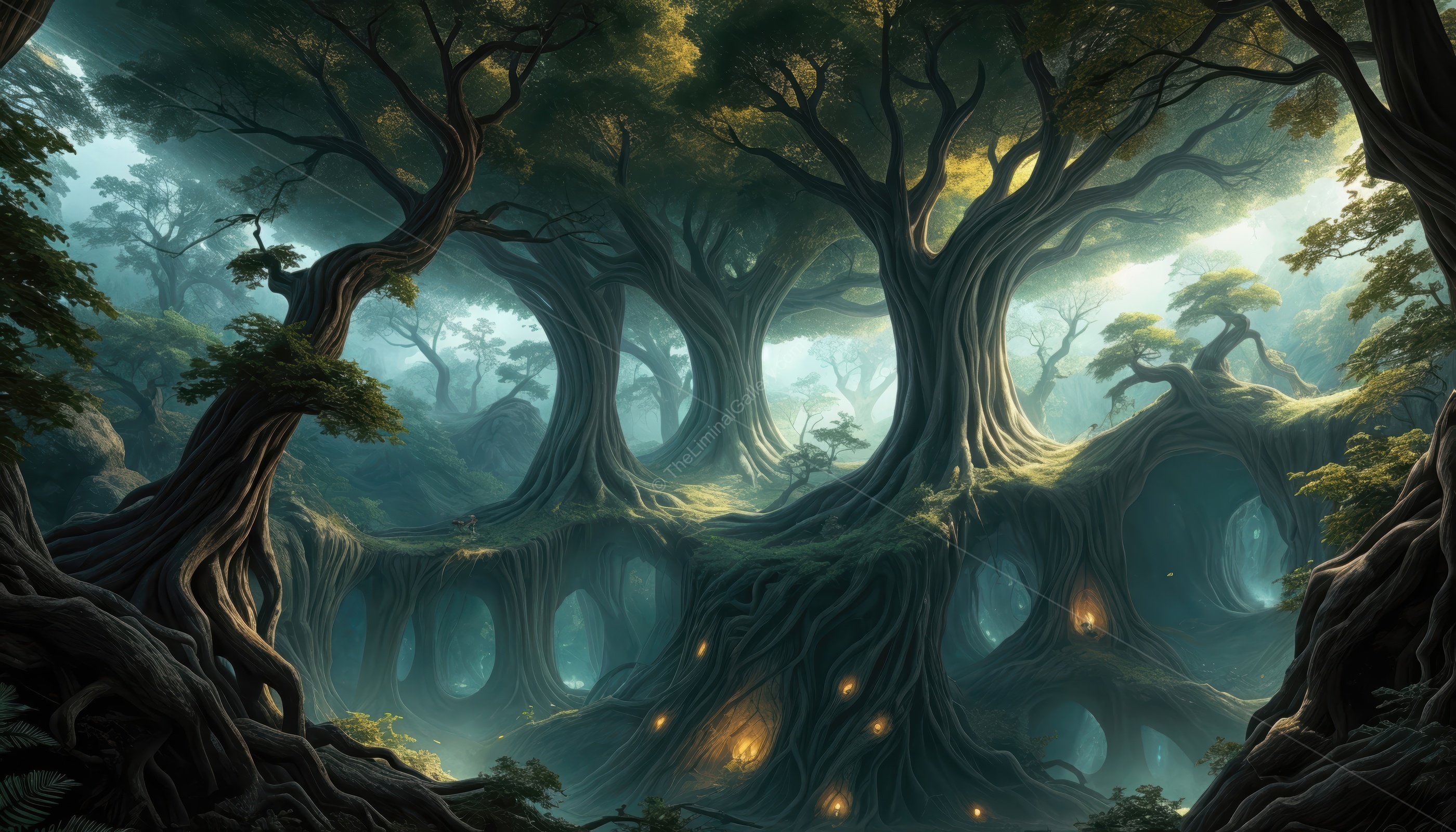 The combination of nature and liminality creates an unsettling harmony in Level 23.