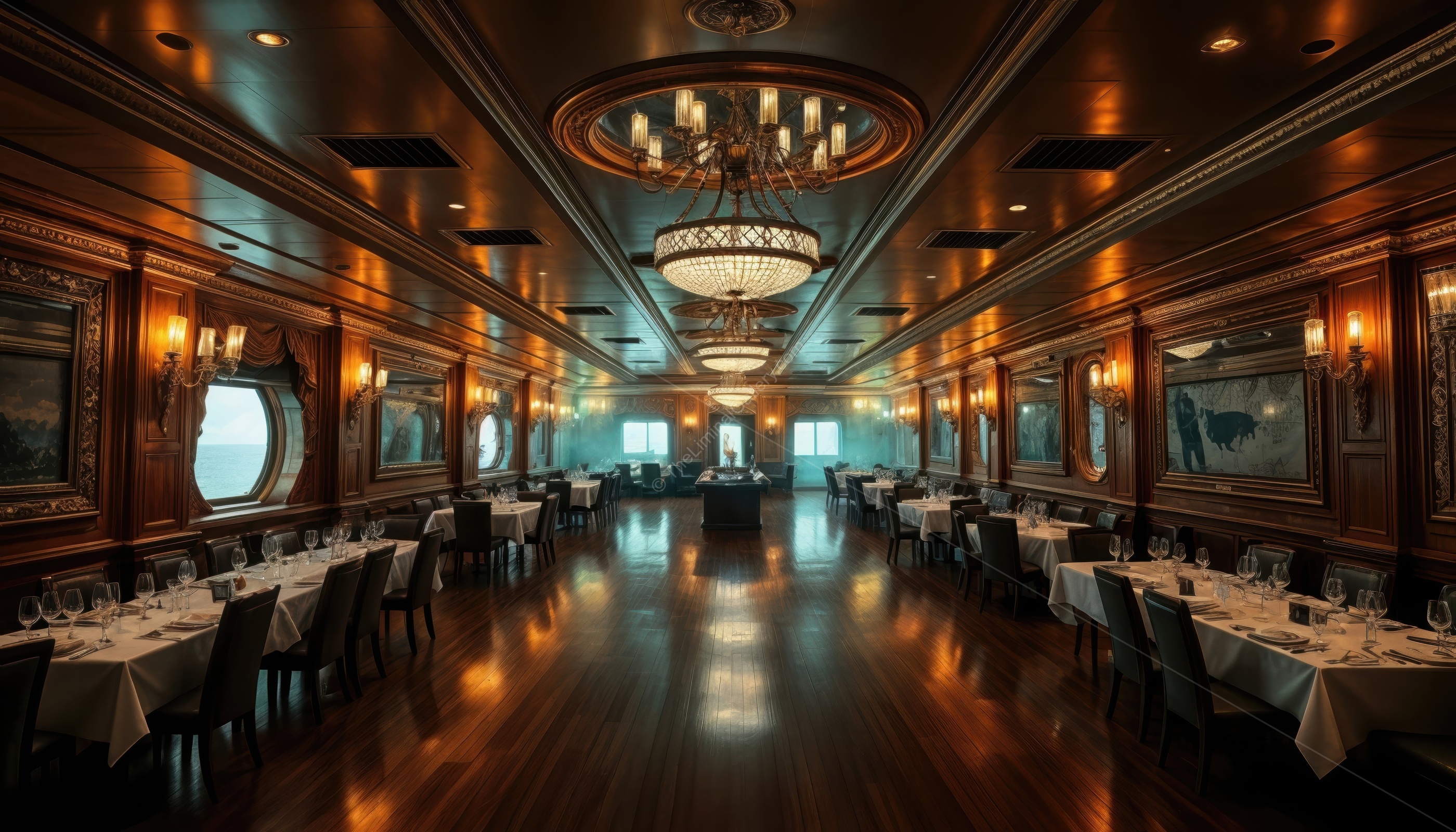 The interior of the ship in Level 26 evokes a sense of impending doom.