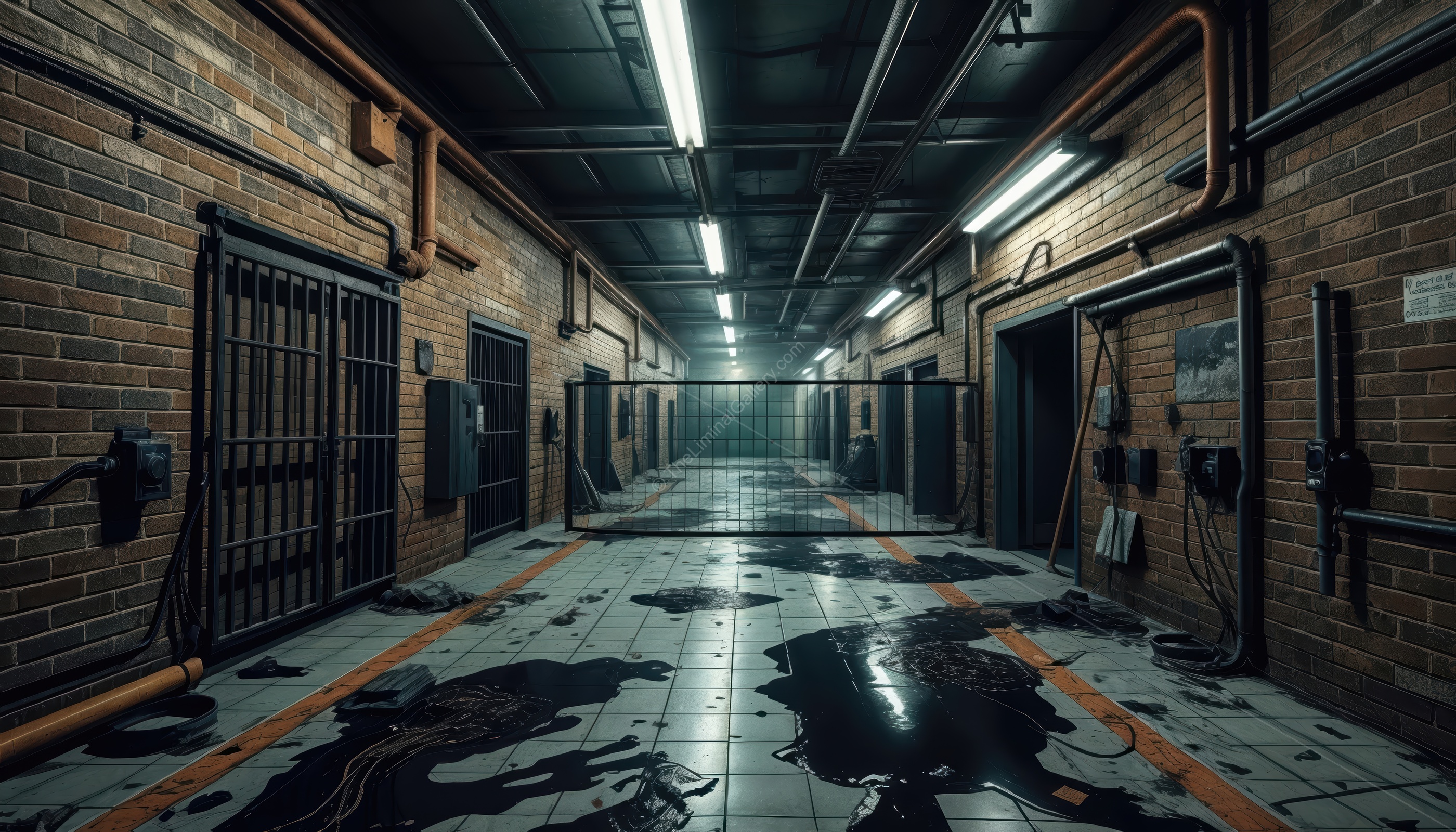 The decaying machinery emphasizes the isolation of Level 3.