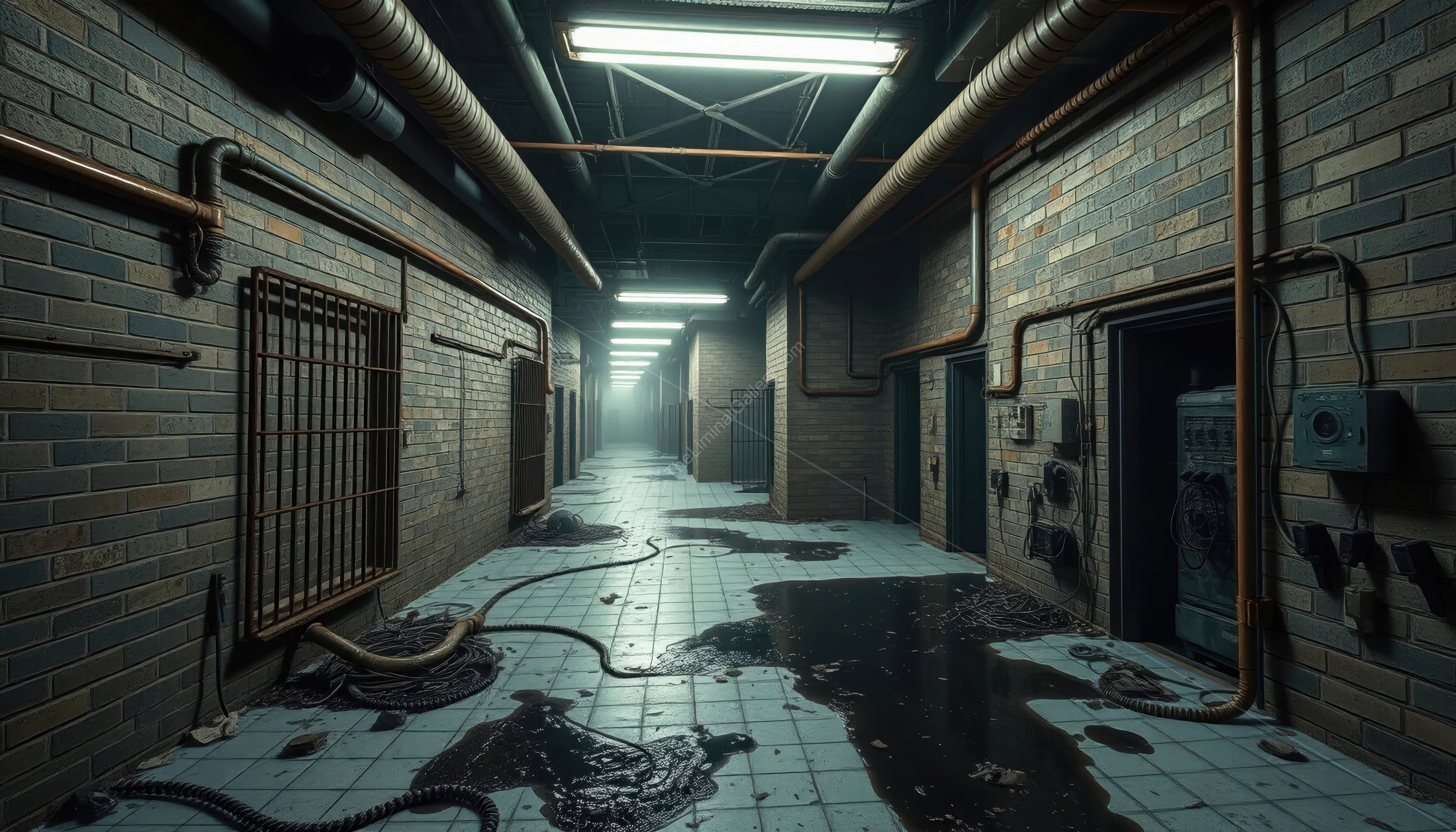 The dark corridors of Level 3 offer no solace, only the echoes of machinery.