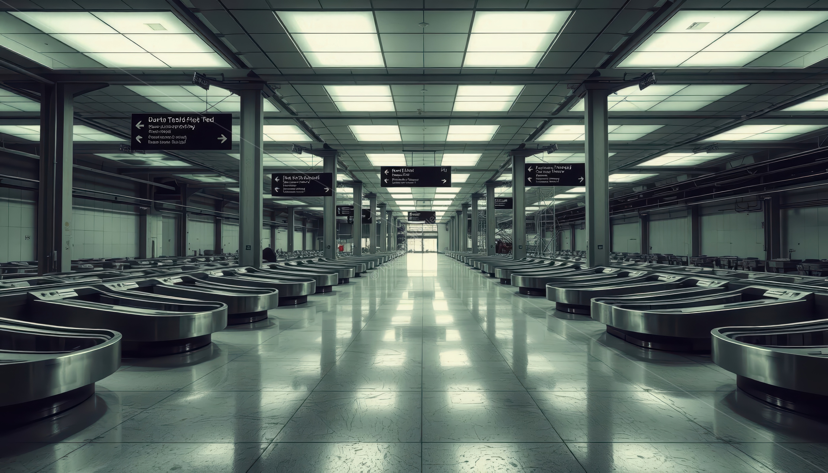 The sterile architecture and silence of Level 36 contribute to the uncanny feeling.