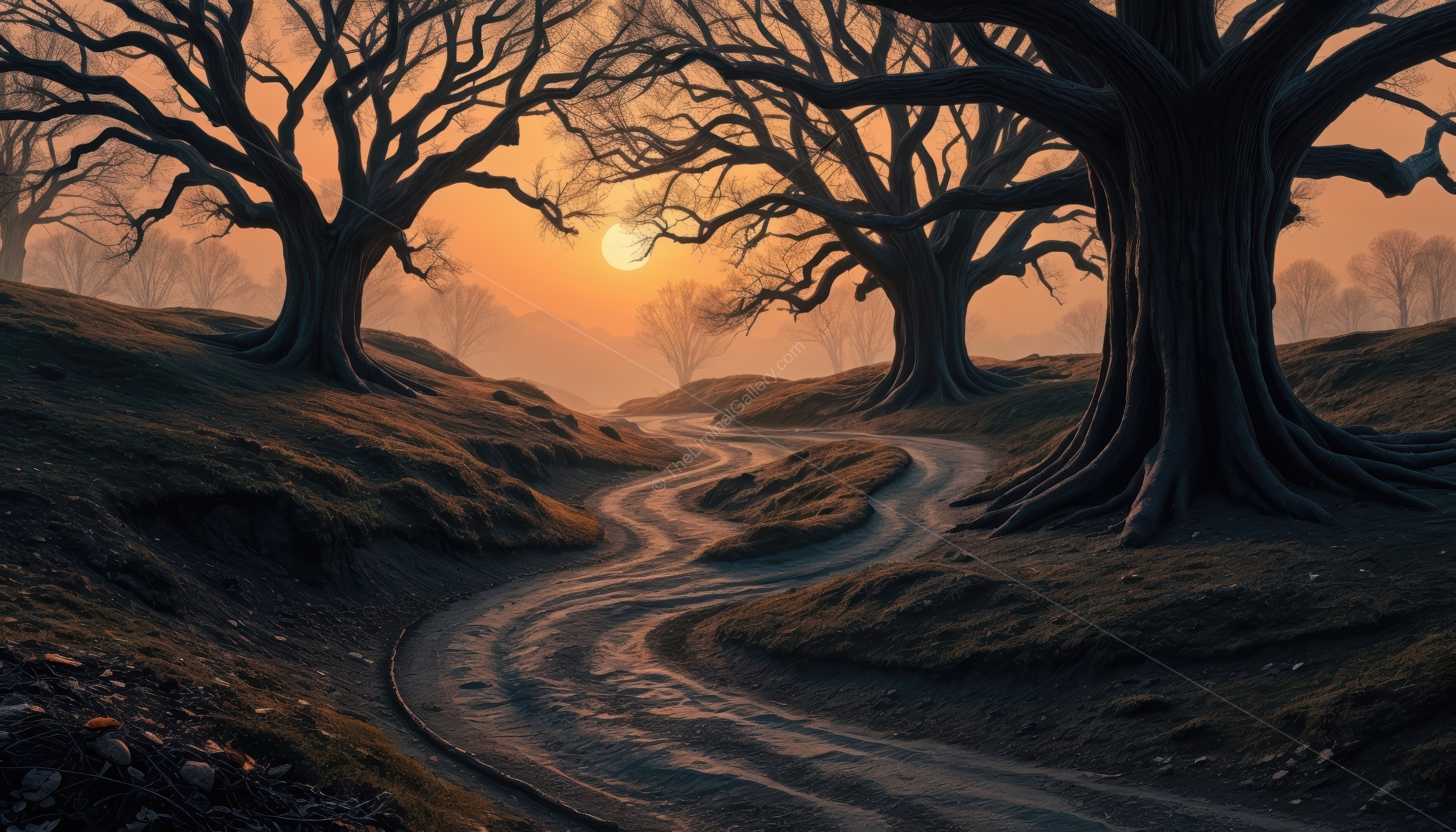 Mystical woods in Level 39, Enchanted Forest, blend fantasy elements with eerie liminal solitude.