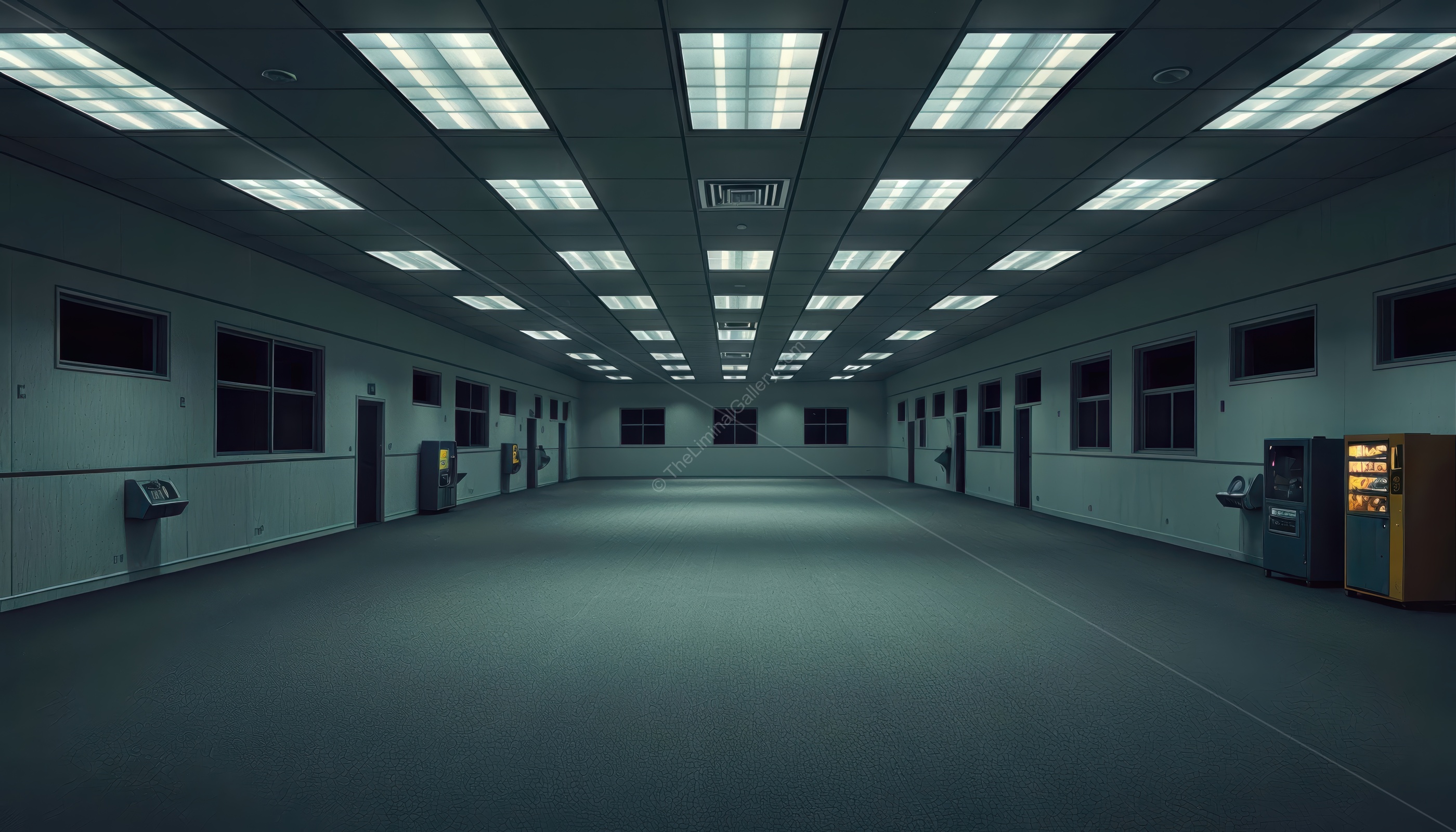 The sense of abandonment and the chilling atmosphere create a sense of unease.
