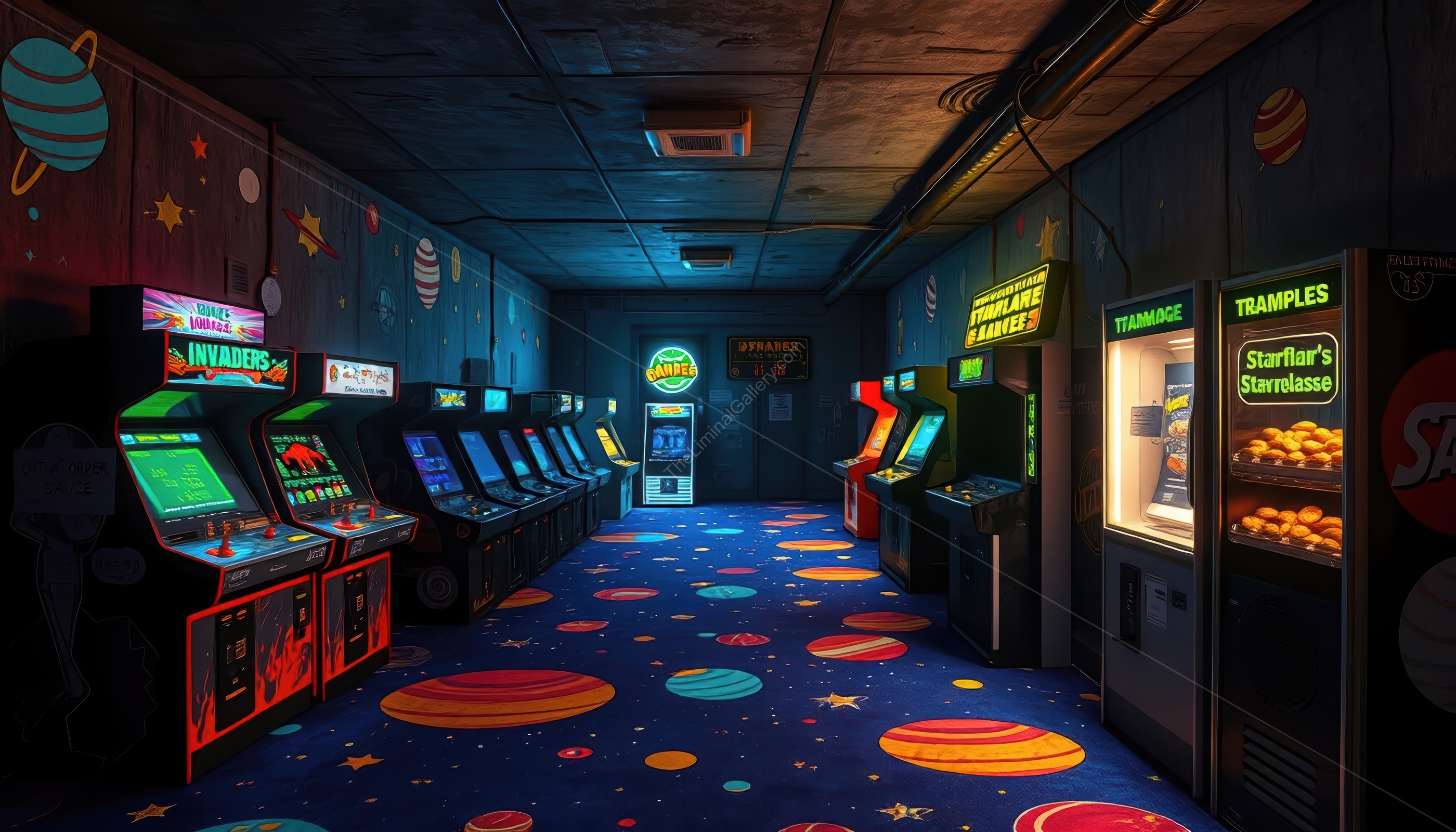 The empty space of Level 40 inspires a sense of lonely nostalgia.