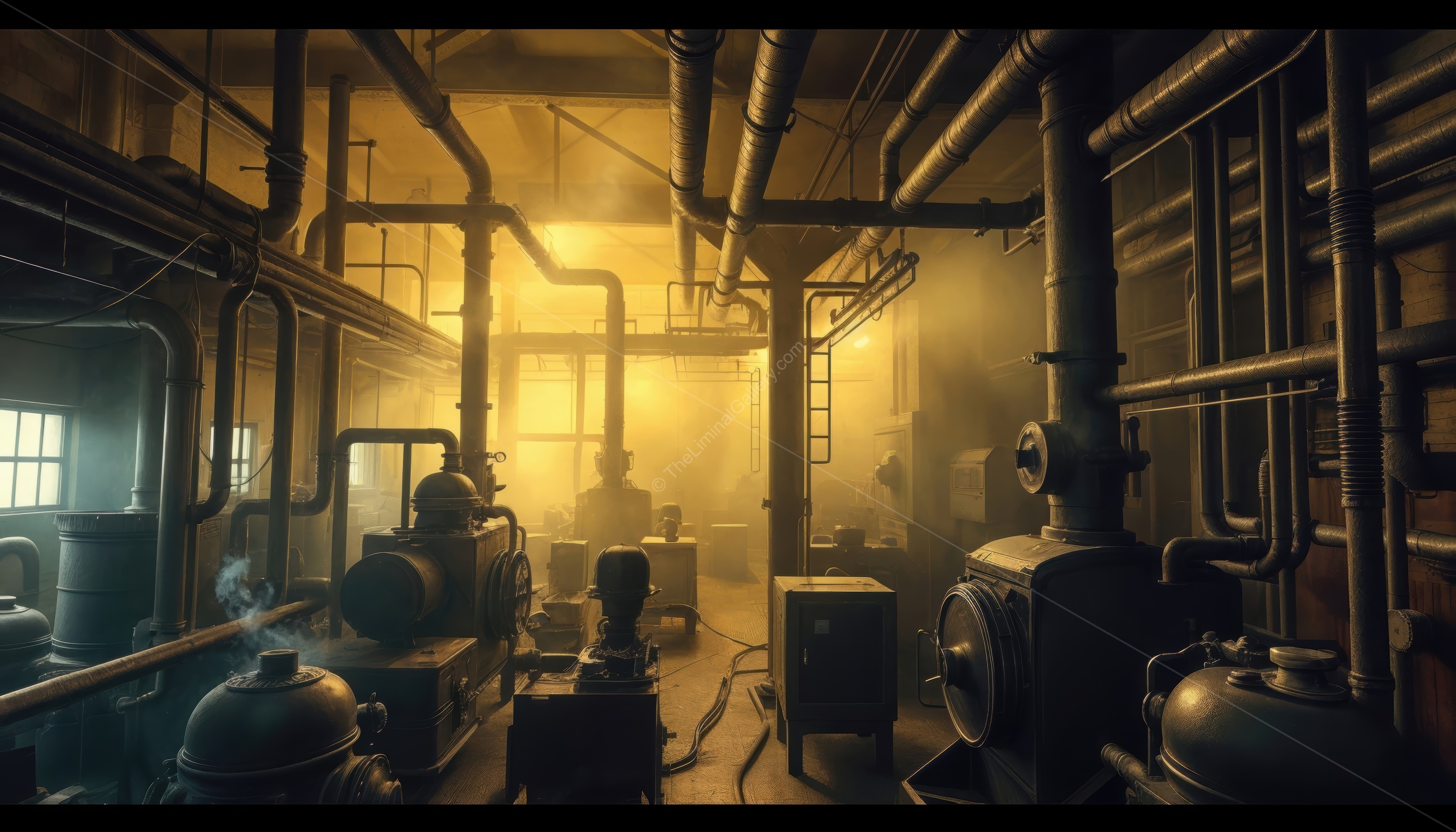 The industrial atmosphere creates a claustrophobic and unsettling experience.