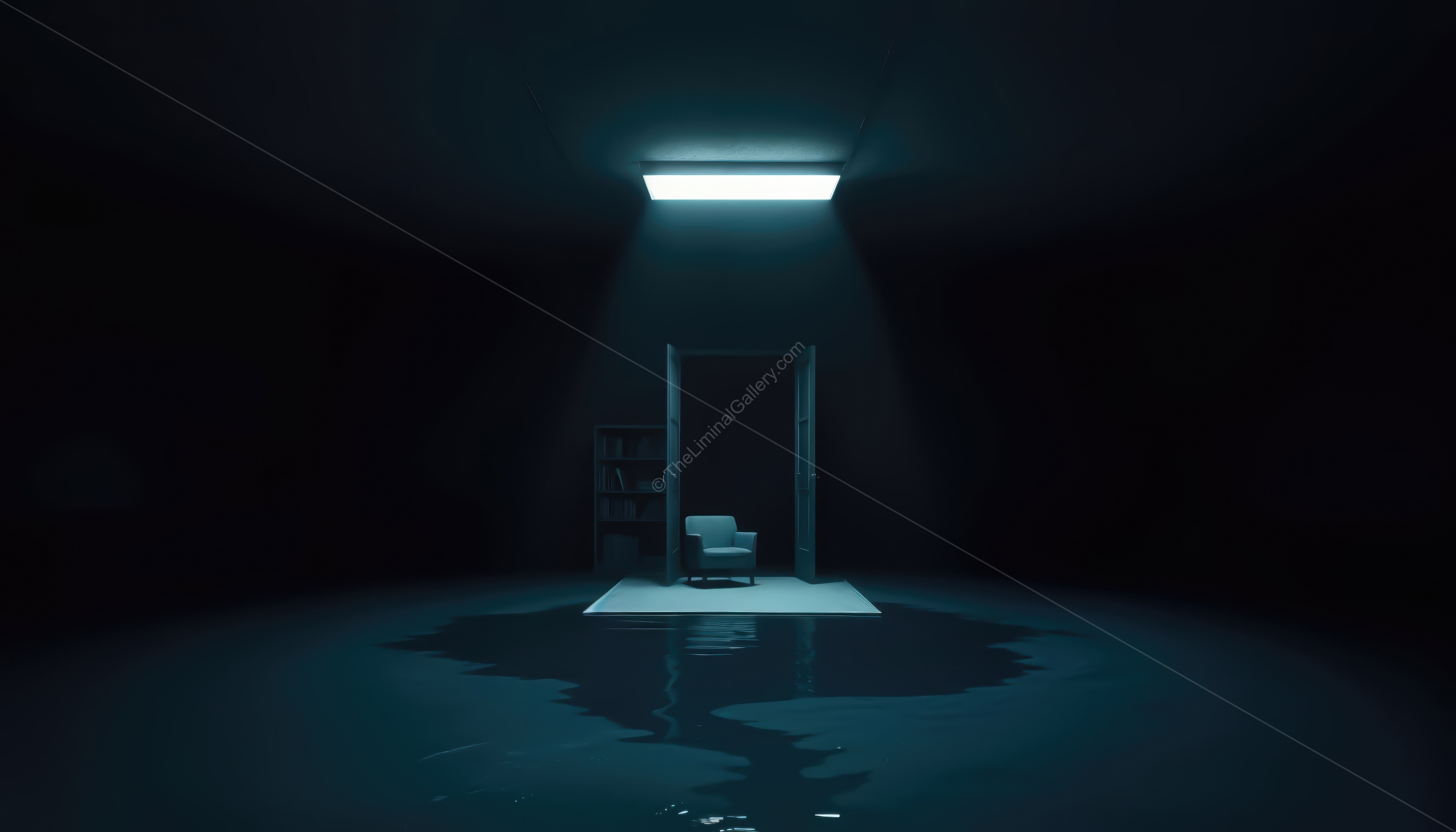 The vast expanse of the ocean's depths evokes a fear of the unknown and liminality.