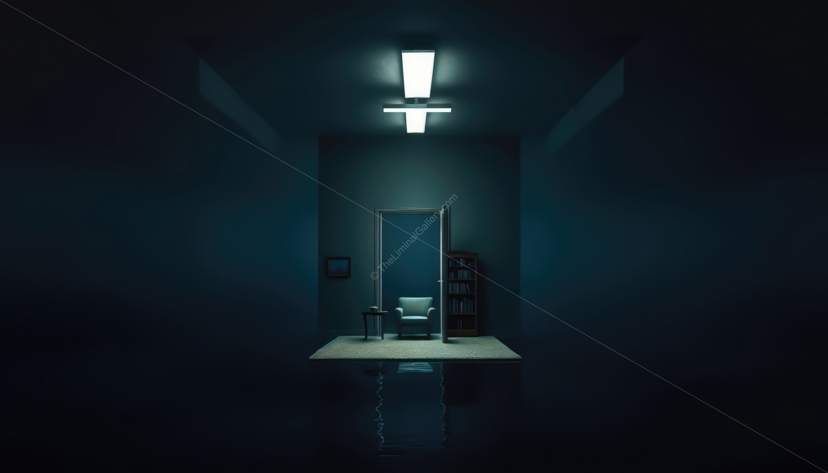 The endless water and lack of light create a unique environment.
