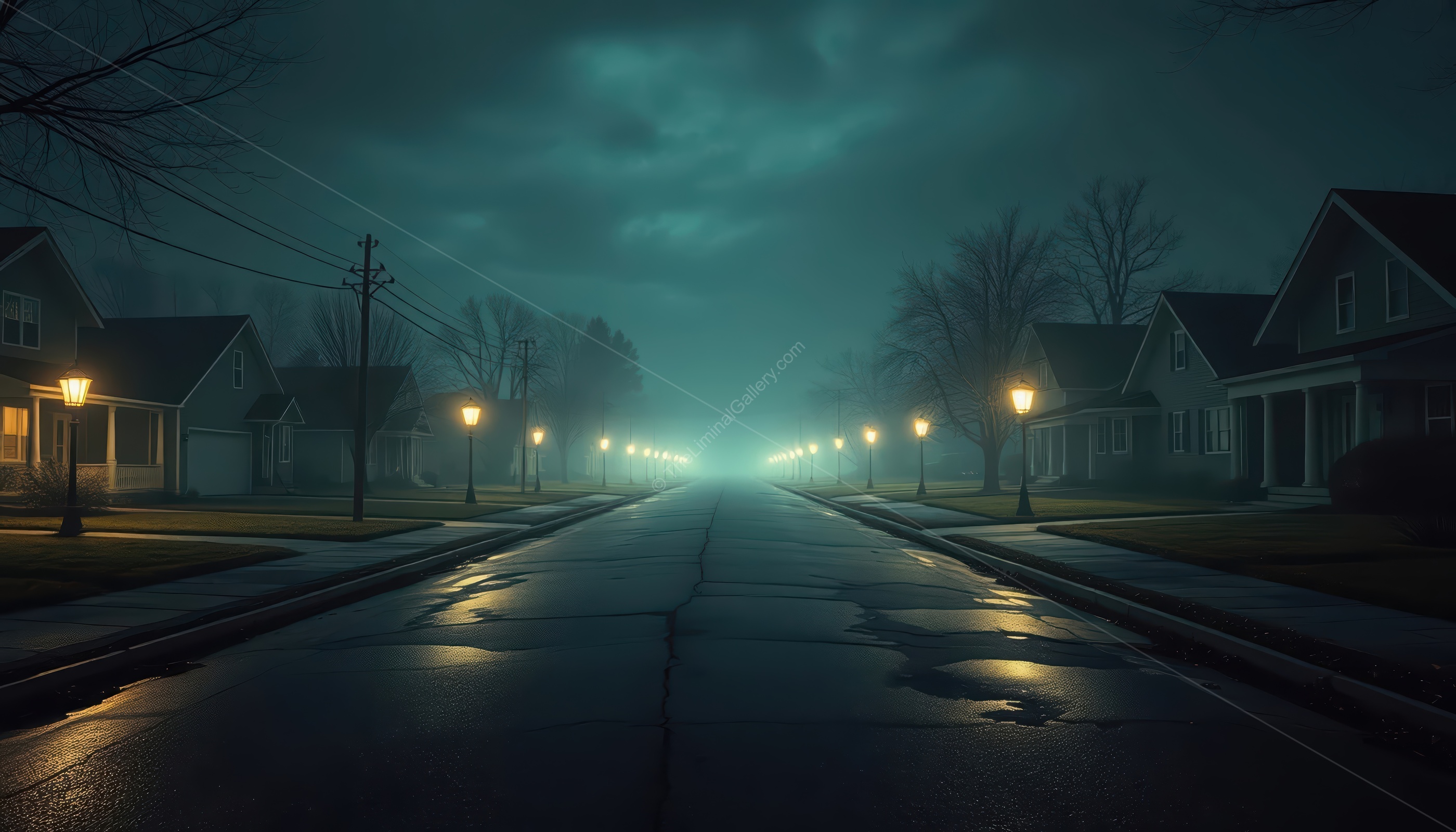 The suburban environment and the lack of activity make it a terrifying experience.