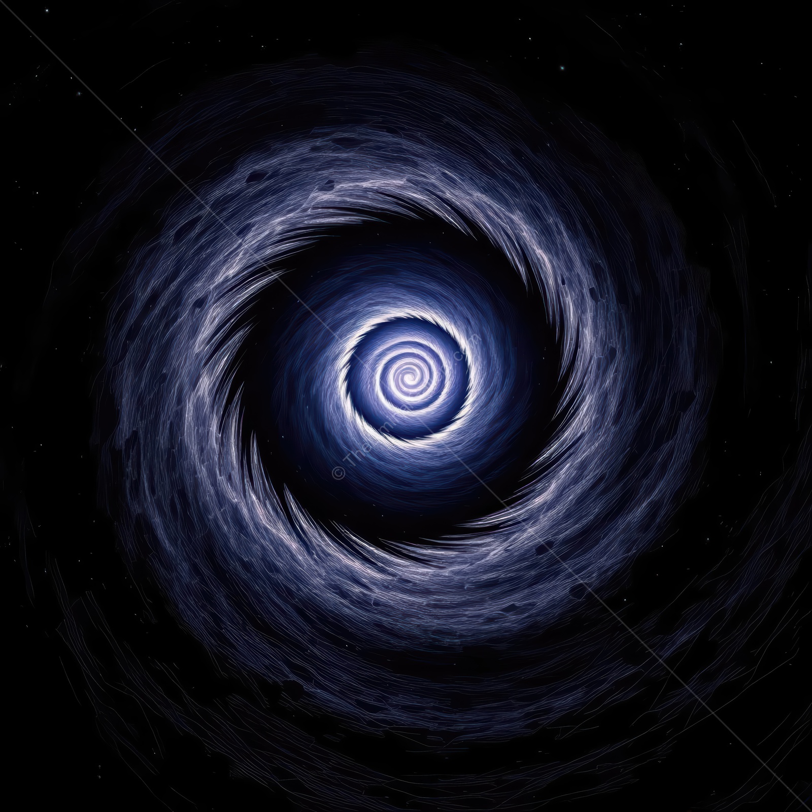 Journey through a cosmic spiral showcasing the beauty of space, time, and swirling energy in an endless expanse