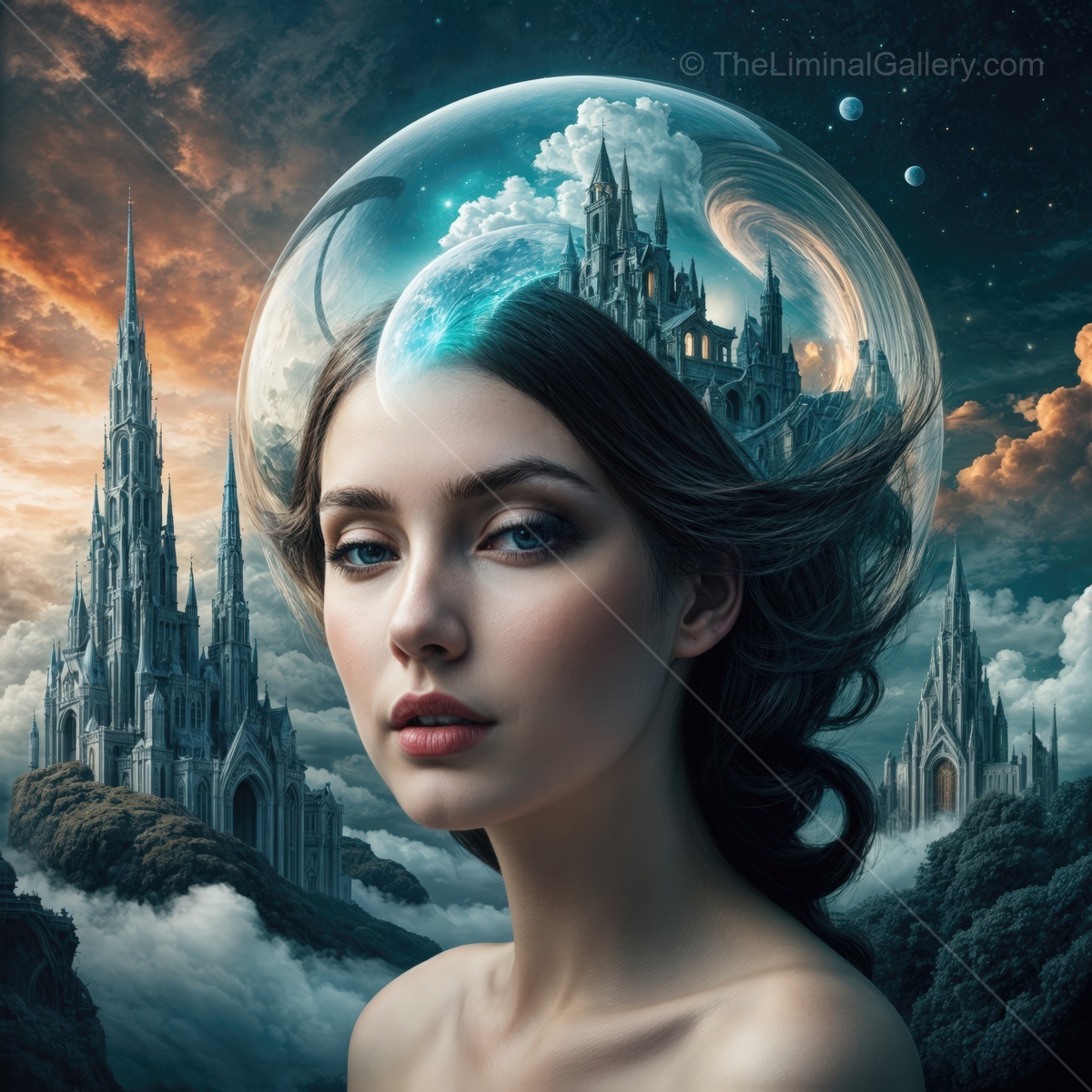 Enchanting visions of a mystical world captured within the dreamers mind