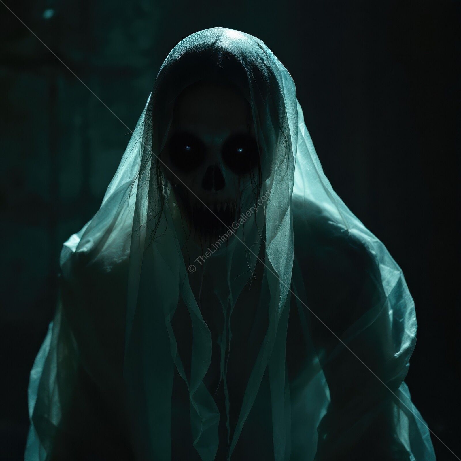 Shadows of despair linger in a forgotten corridor filled with echoes of lost souls