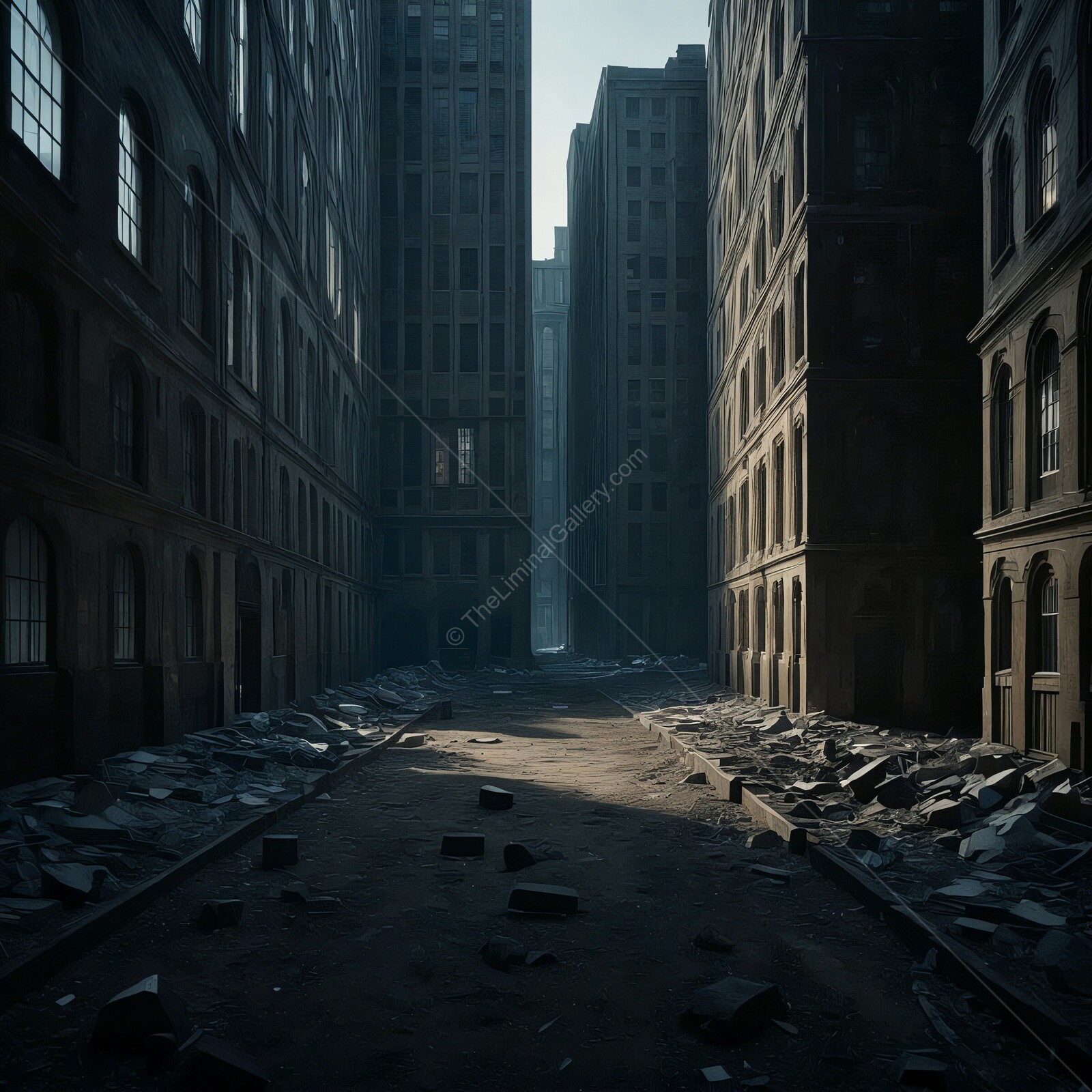 Urban desolation reveals haunting beauty in the quiet aftermath of forgotten dreams and crumbling architecture