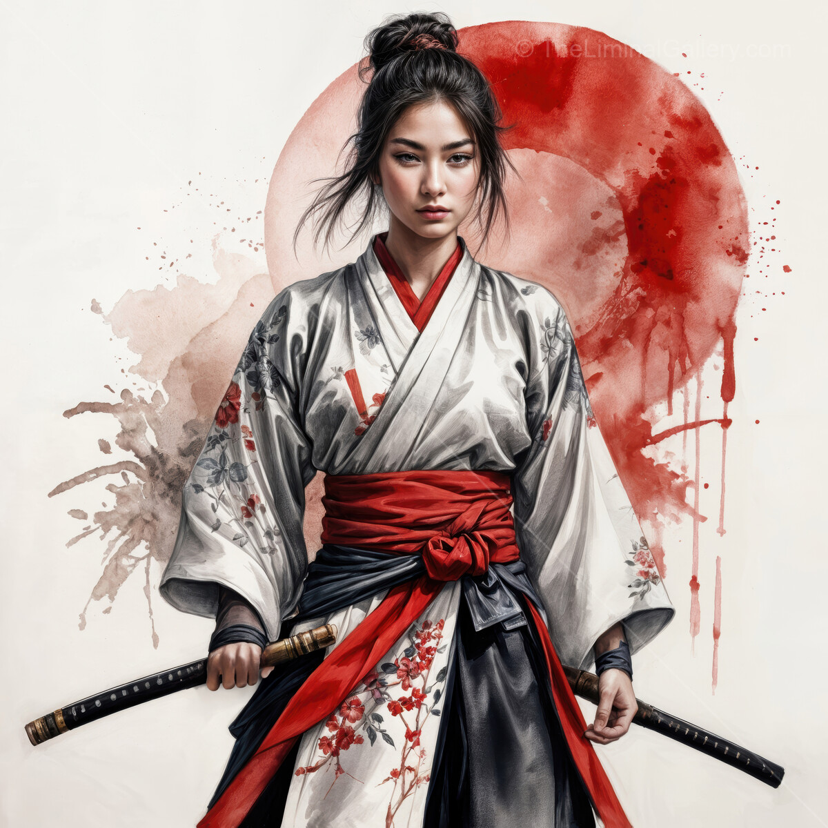 Warrior spirit captures the essence of traditional Japanese culture with grace and strength