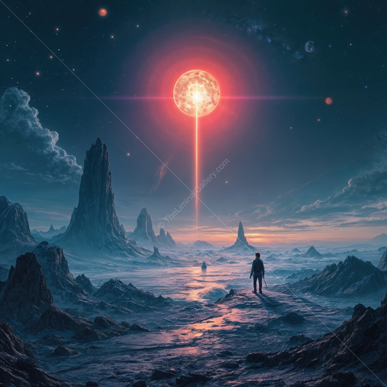 Beneath the crimson star: a journey across an alien world