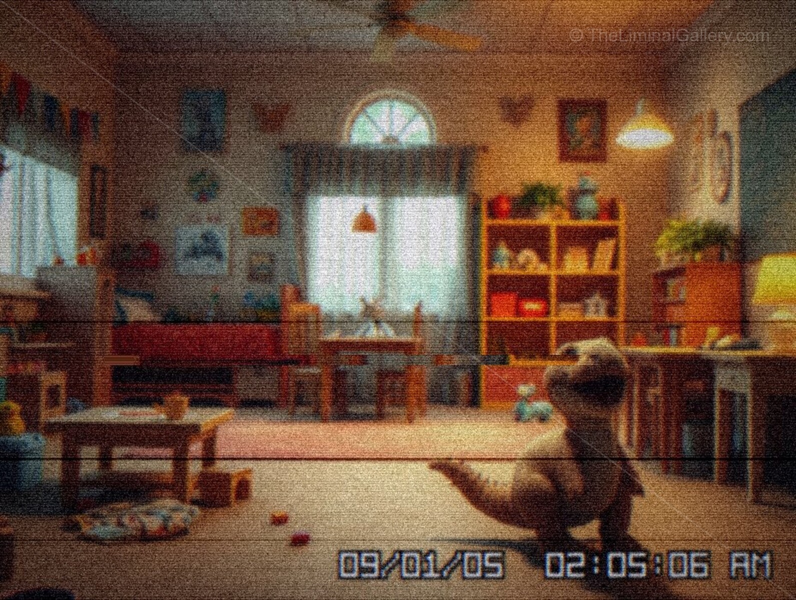 The familiar environment of Level 18, distorted by time, creates an unsettling feeling.