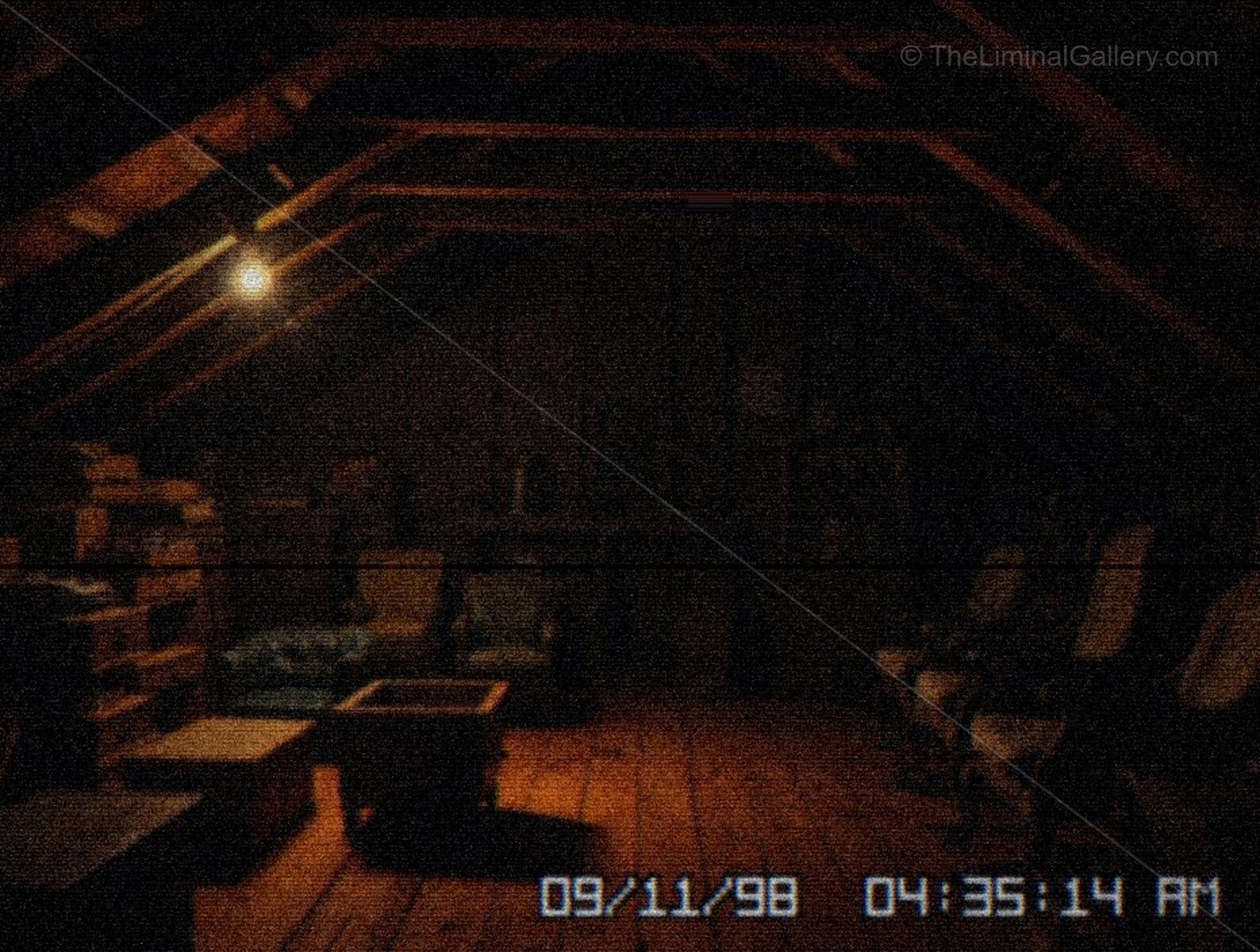 The darkness and the echoing sounds of Level 19 heighten the feeling of being watched.