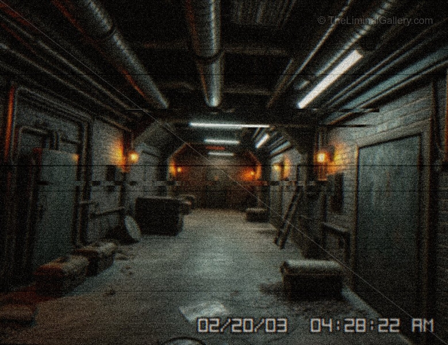 The decaying infrastructure and the eerie silence create an unsettling atmosphere.