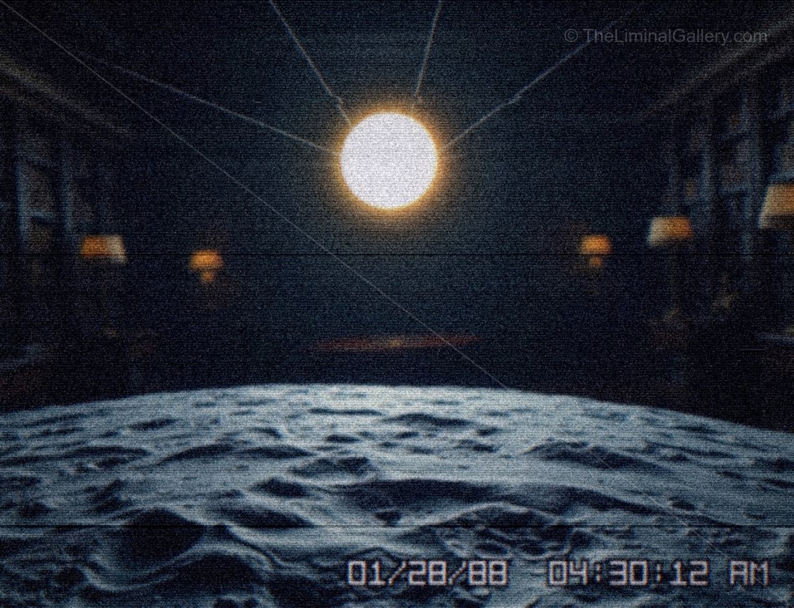 The lunar landscape provides an isolated environment unlike any other in the Backrooms.