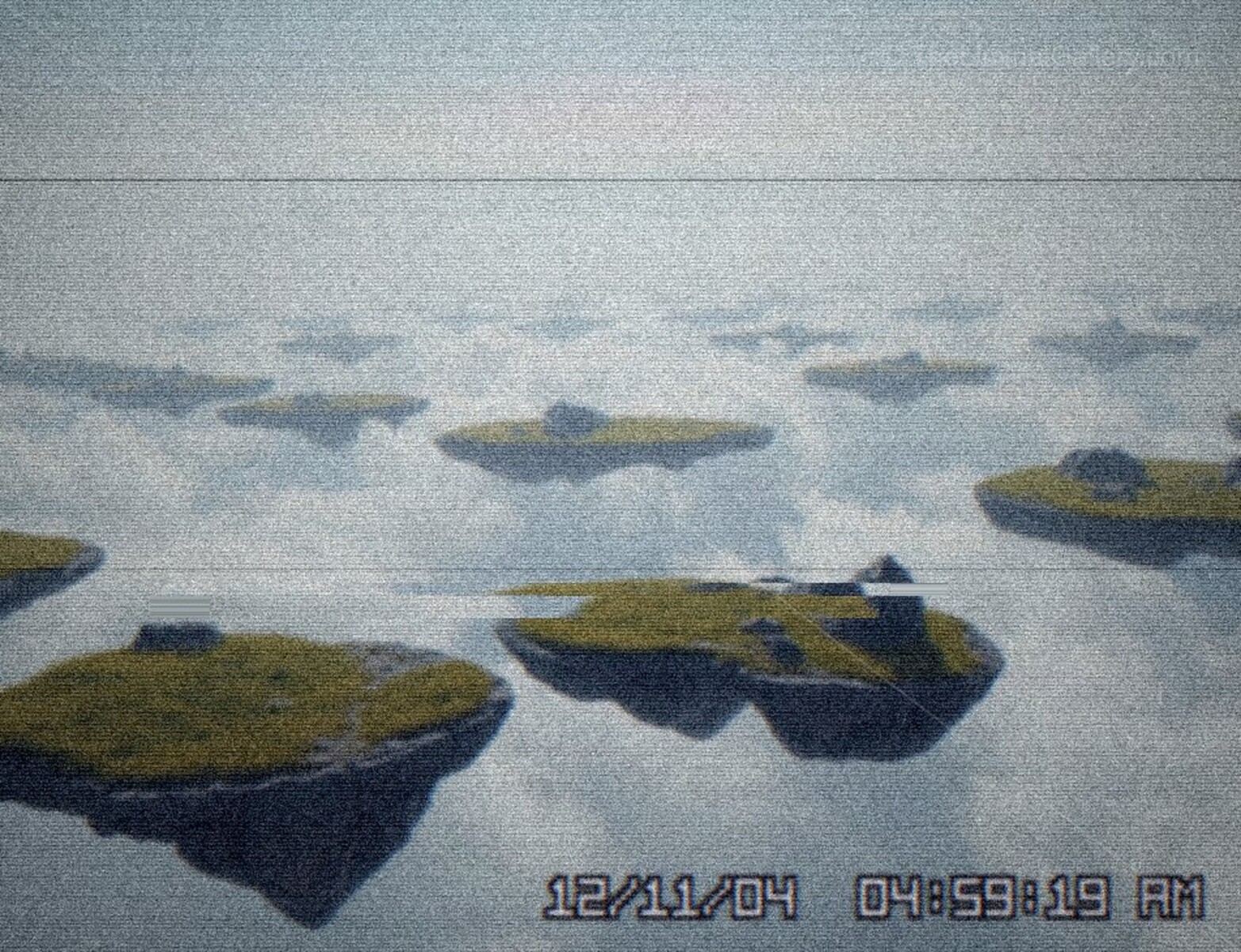 The surreal environment of Level 30 creates a sense of unreality.