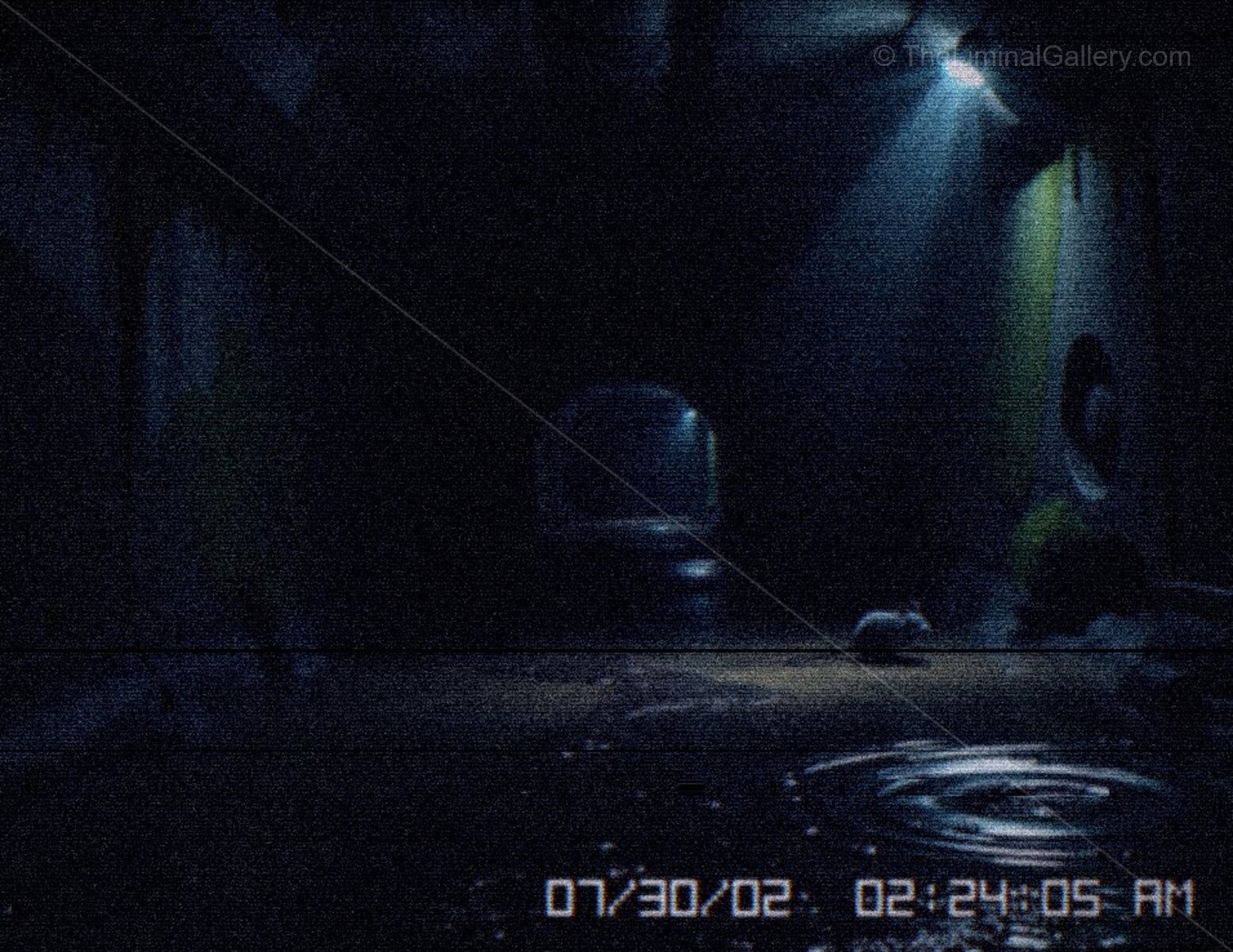 The darkness and confined spaces of the sewer evoke a sense of dread.