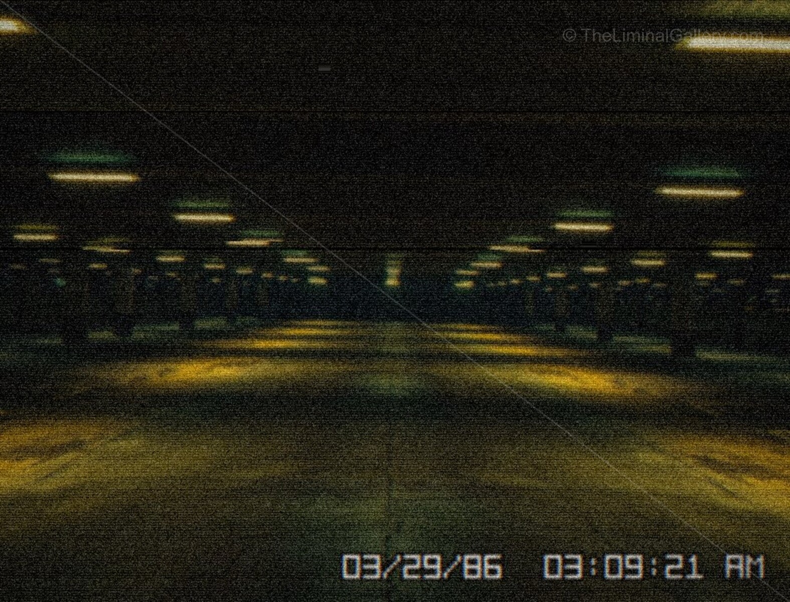 A deserted parking lot in Level 35, An Empty Car Park, epitomizes the unsettling stillness of liminal spaces.