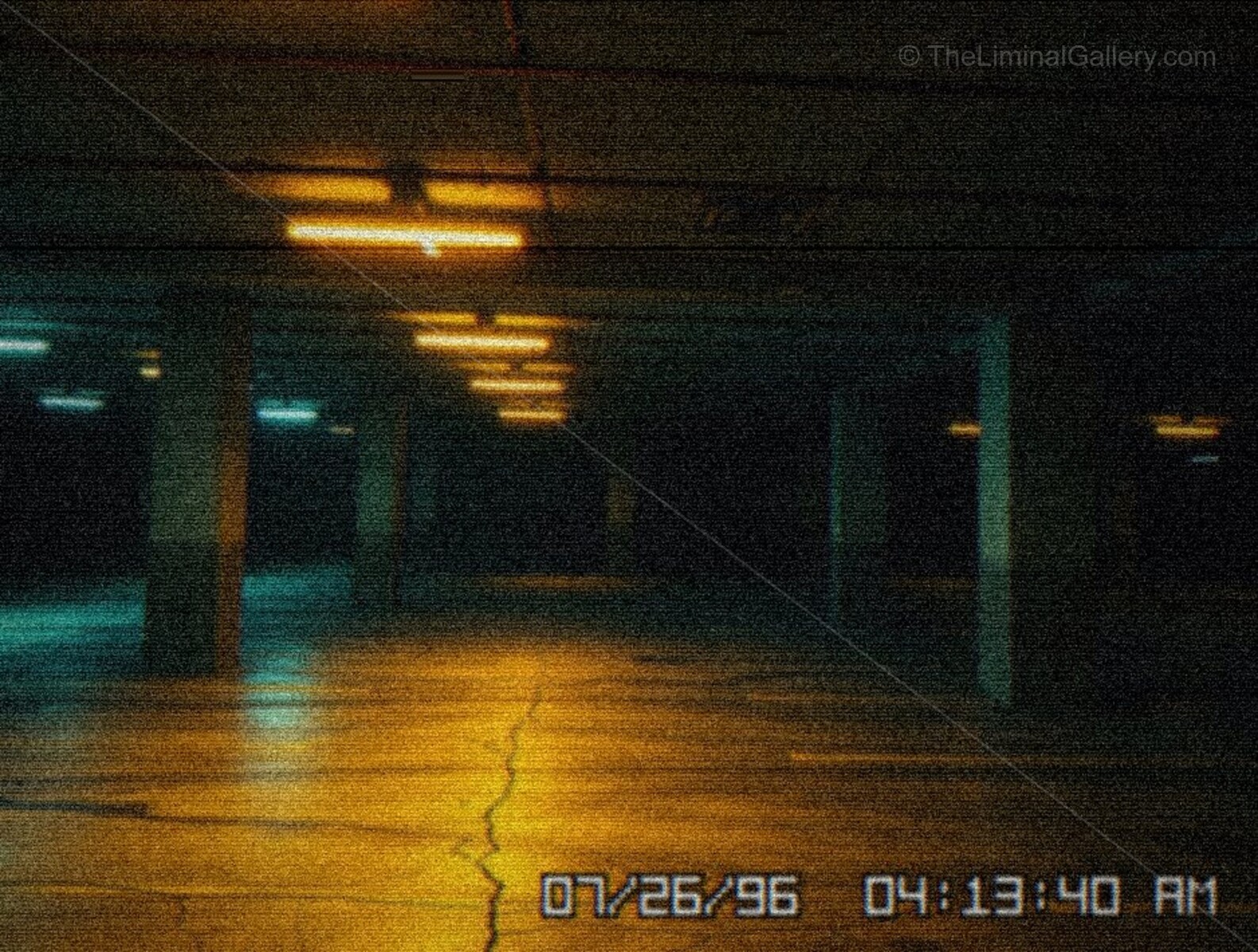 The vast, empty spaces and the echoing sounds create a feeling of isolation.