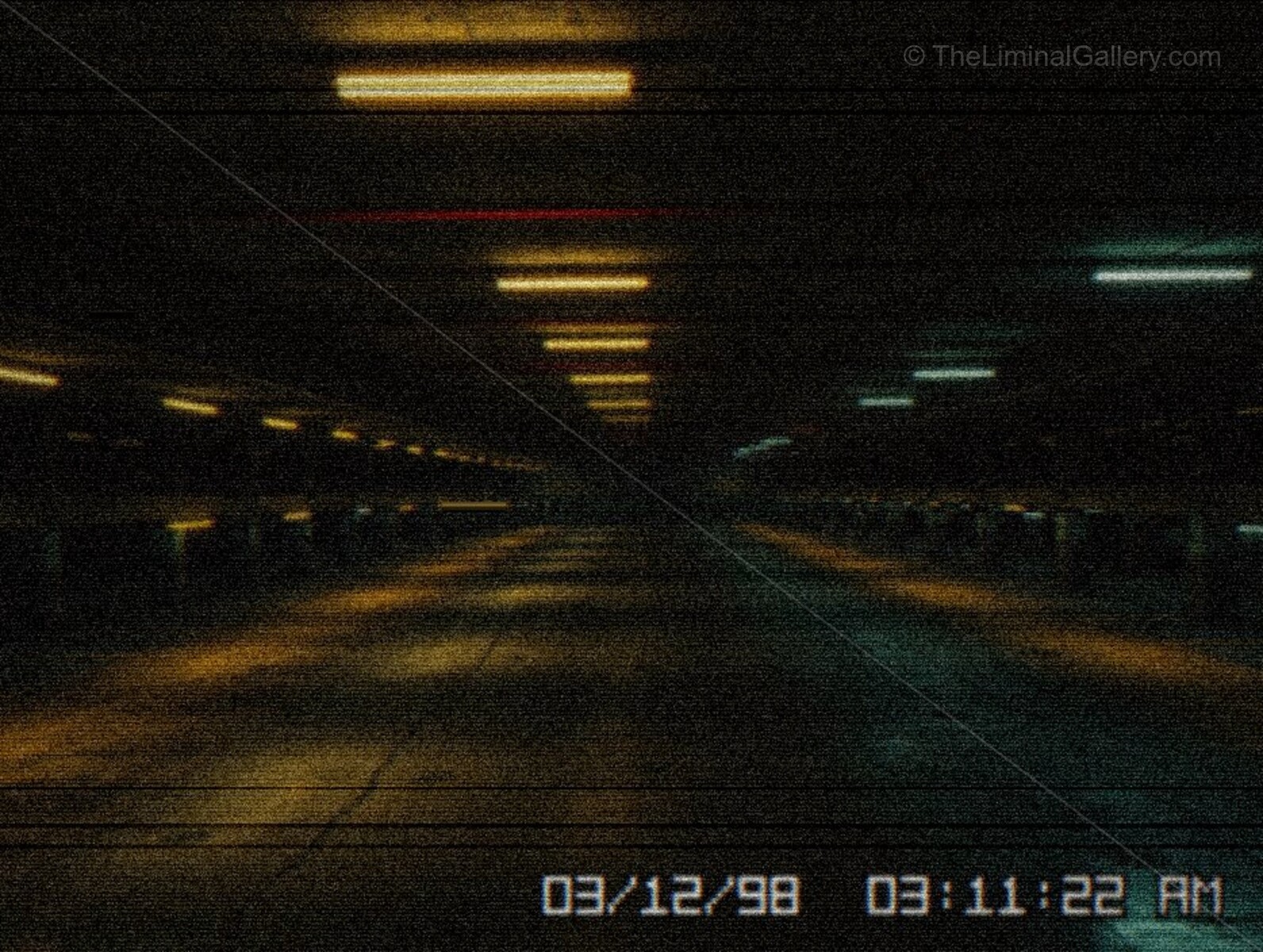 The desolate, empty car park stands as a testament to emptiness and isolation.