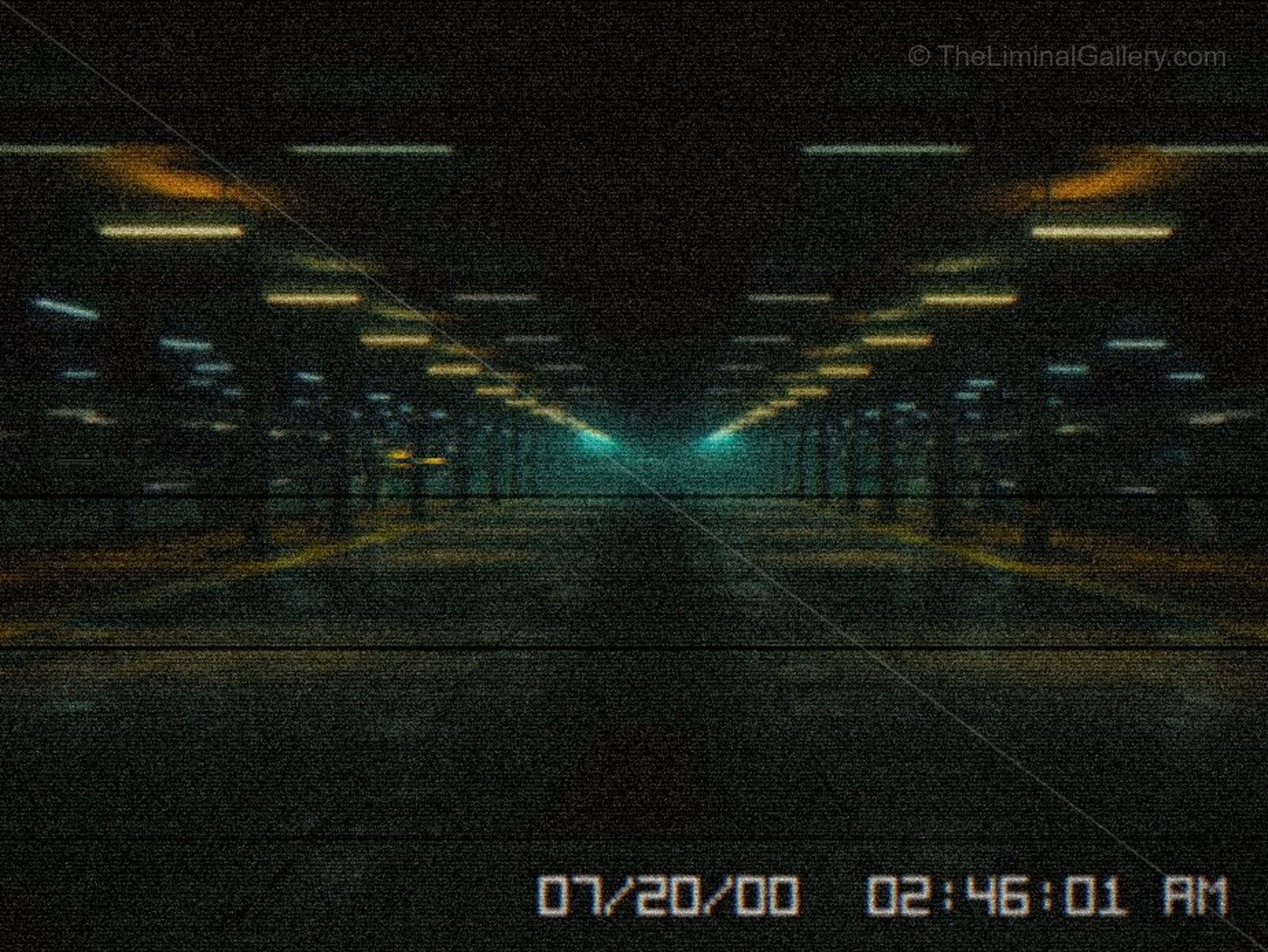 The vastness of the empty car park makes it a particularly unsettling environment.