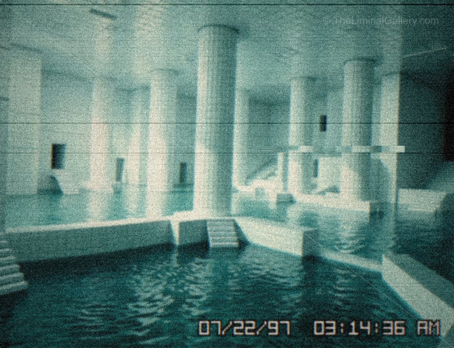 The sterile environment and endless pools create an unnerving atmosphere.