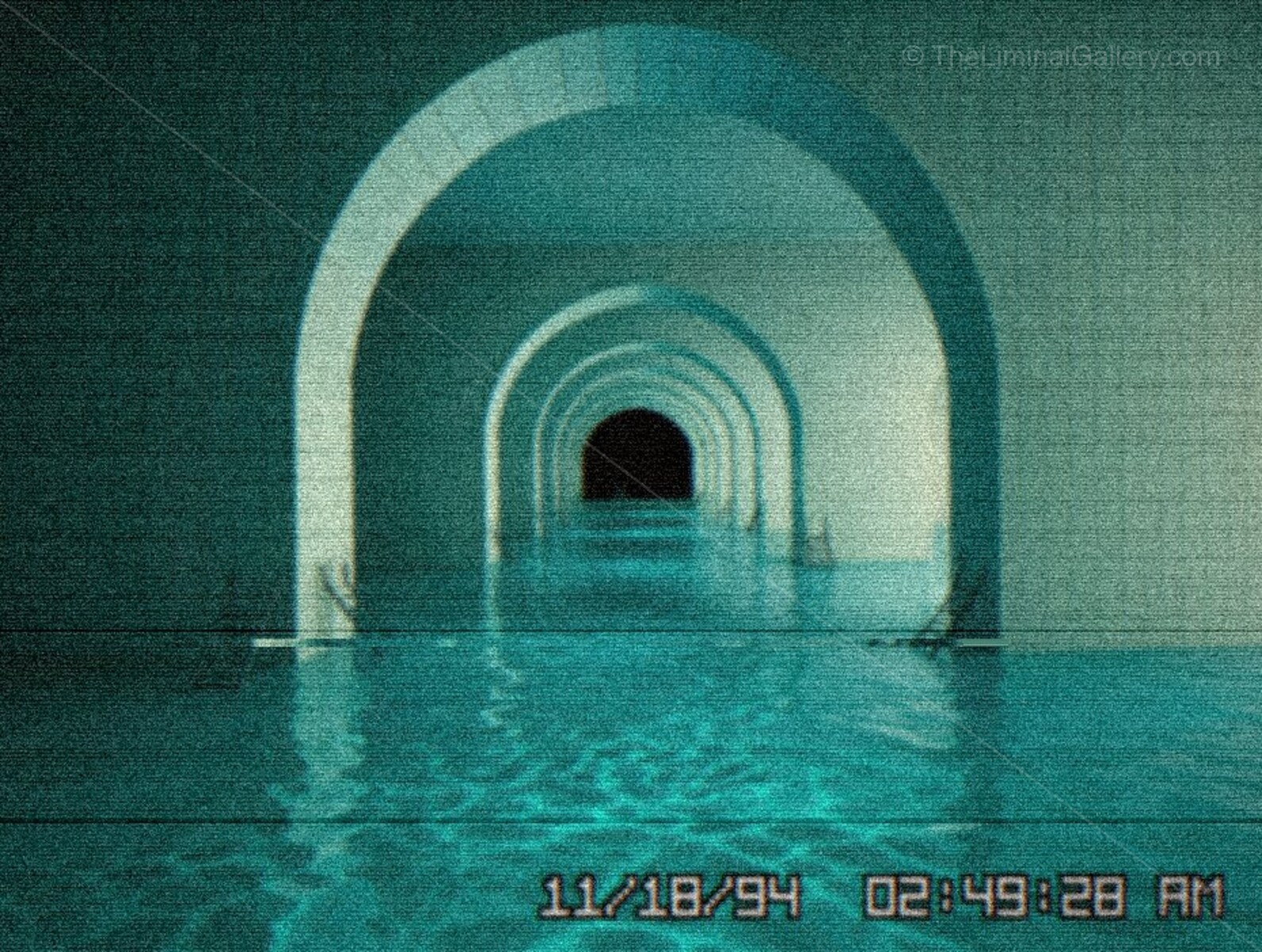 The vast, empty poolrooms and the echoing silence create an eerie sensation.