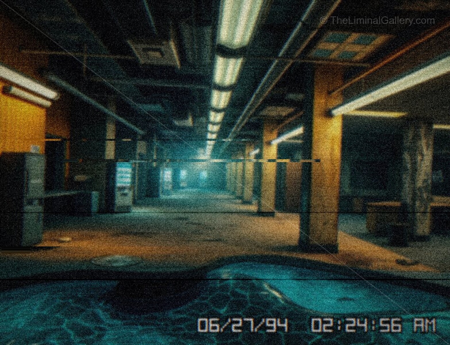 The chaotic geometry and dim lighting create an unsettling atmosphere in Level 38.