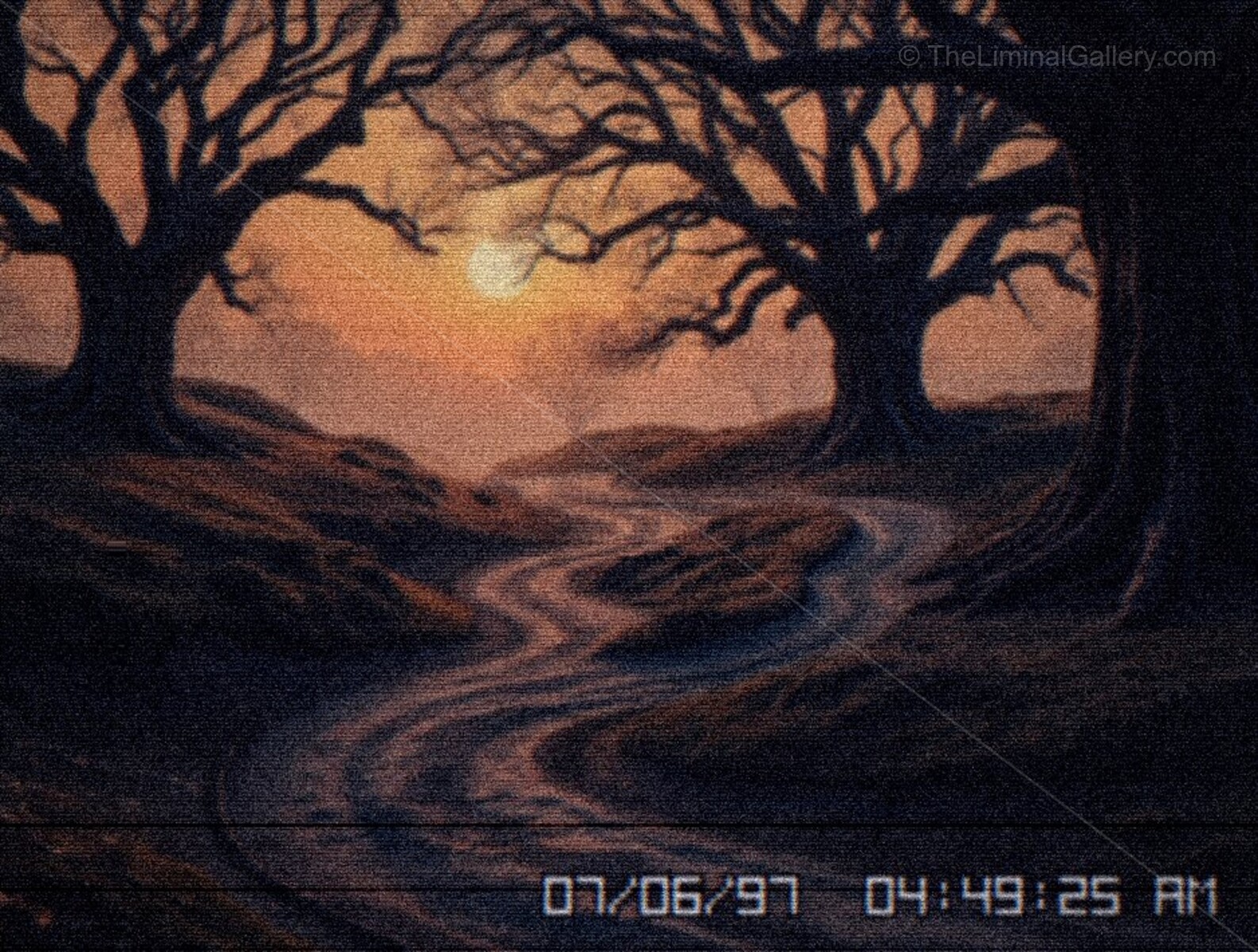 Mystical woods in Level 39, Enchanted Forest, blend fantasy elements with eerie liminal solitude.