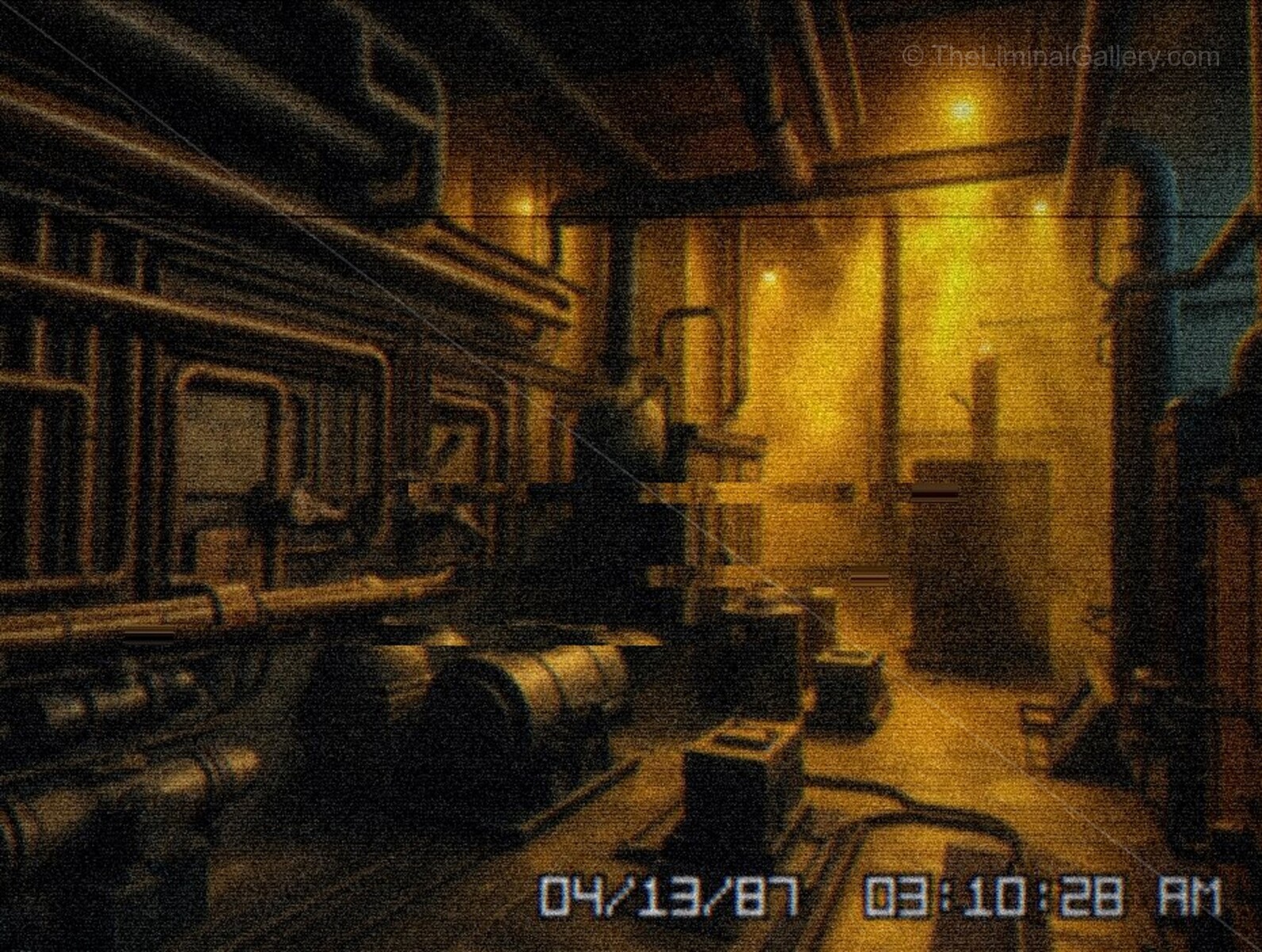 The claustrophobic and industrial setting makes the experience terrifying.