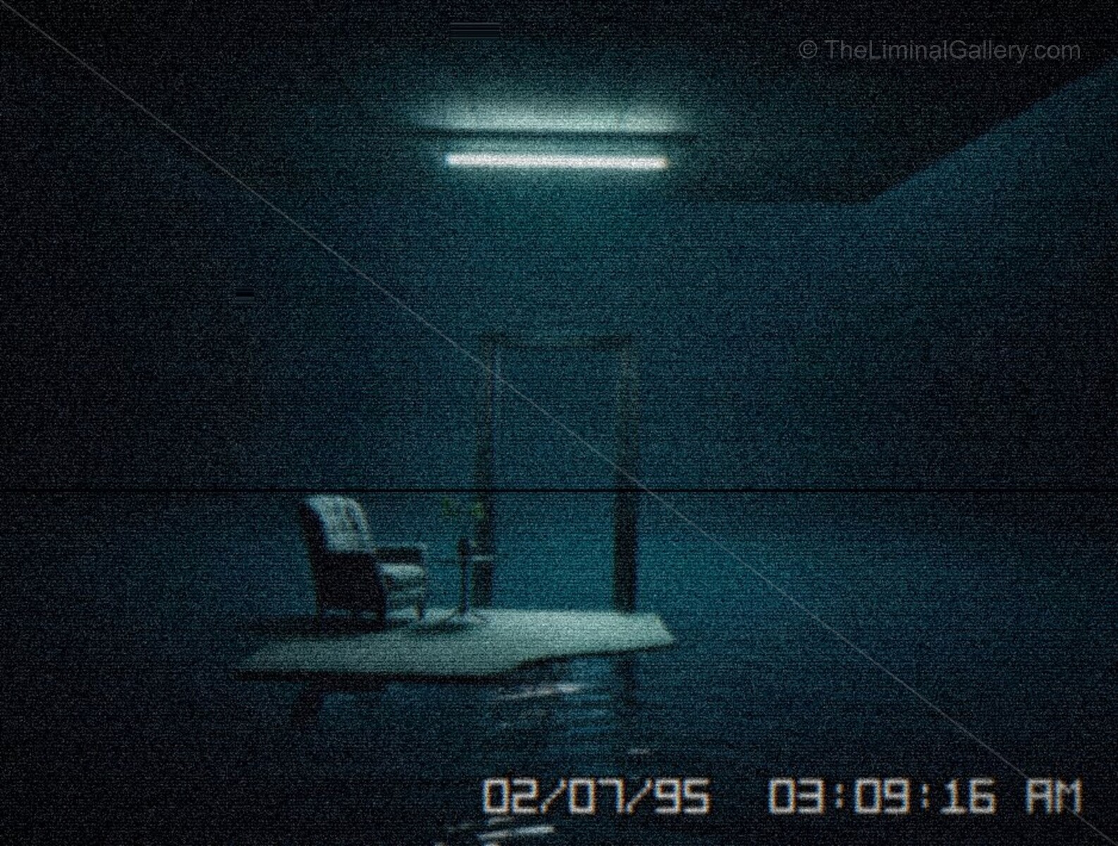 The deep underwater expanse of Level 7, Thalassophobia, evokes the fear of unknown depths and liminal dread.