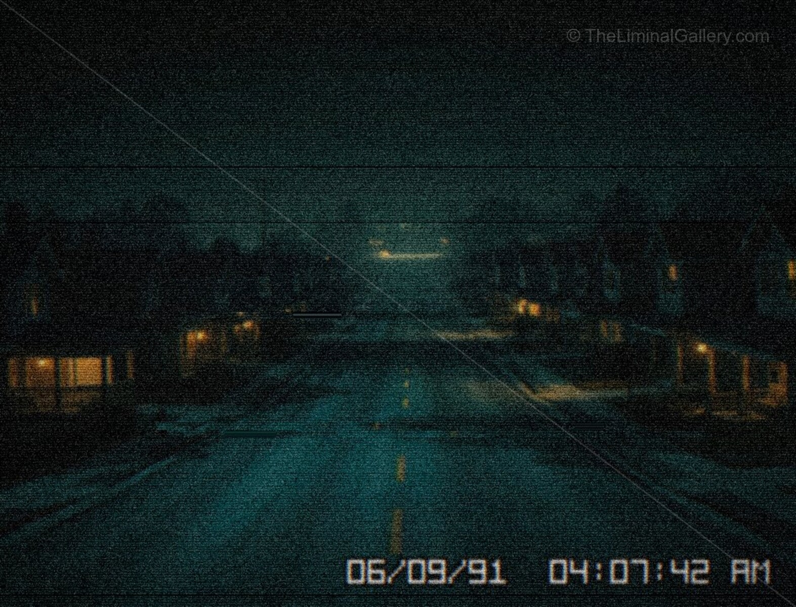 Familiar yet uncanny suburban streets in Level 9, The Suburbs, evoke nostalgic liminality and quiet unease.