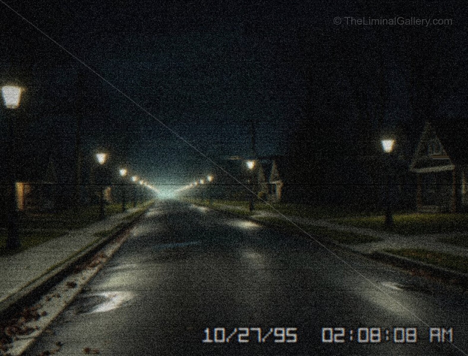 The familiar, yet unsettling, suburban setting inspires unease.