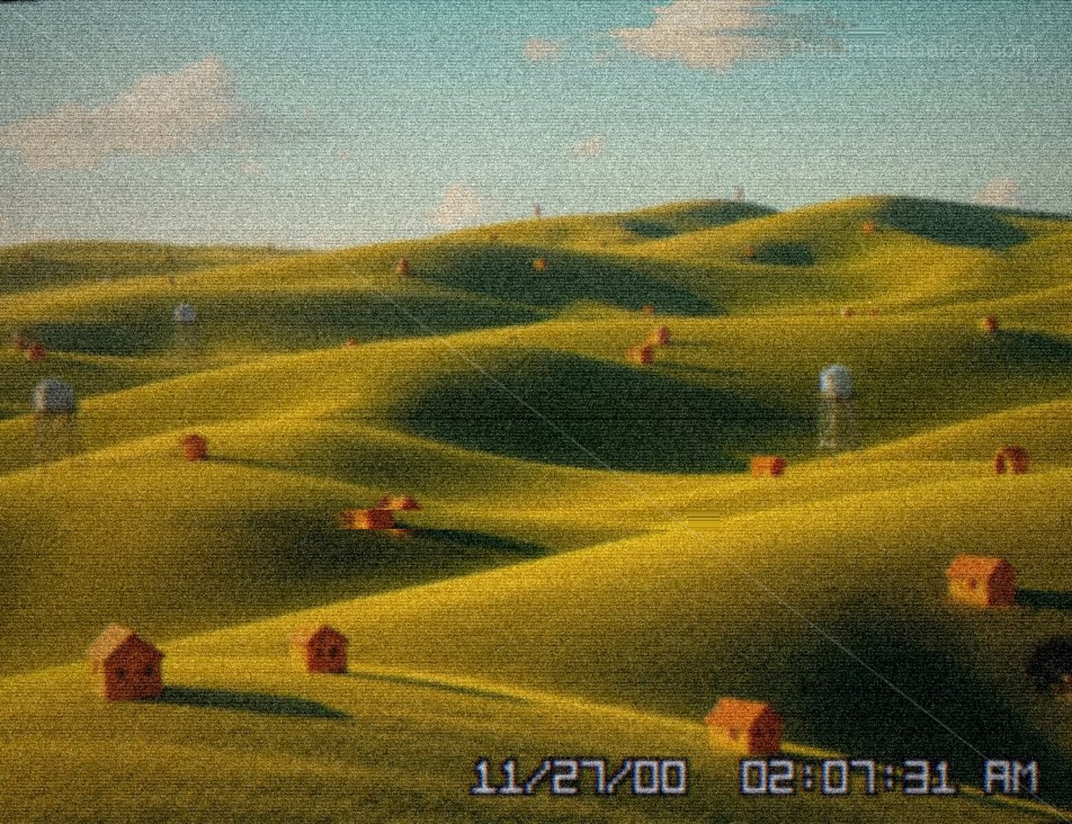 The blurred images and the distorted perspective of the world create an unsettling experience.