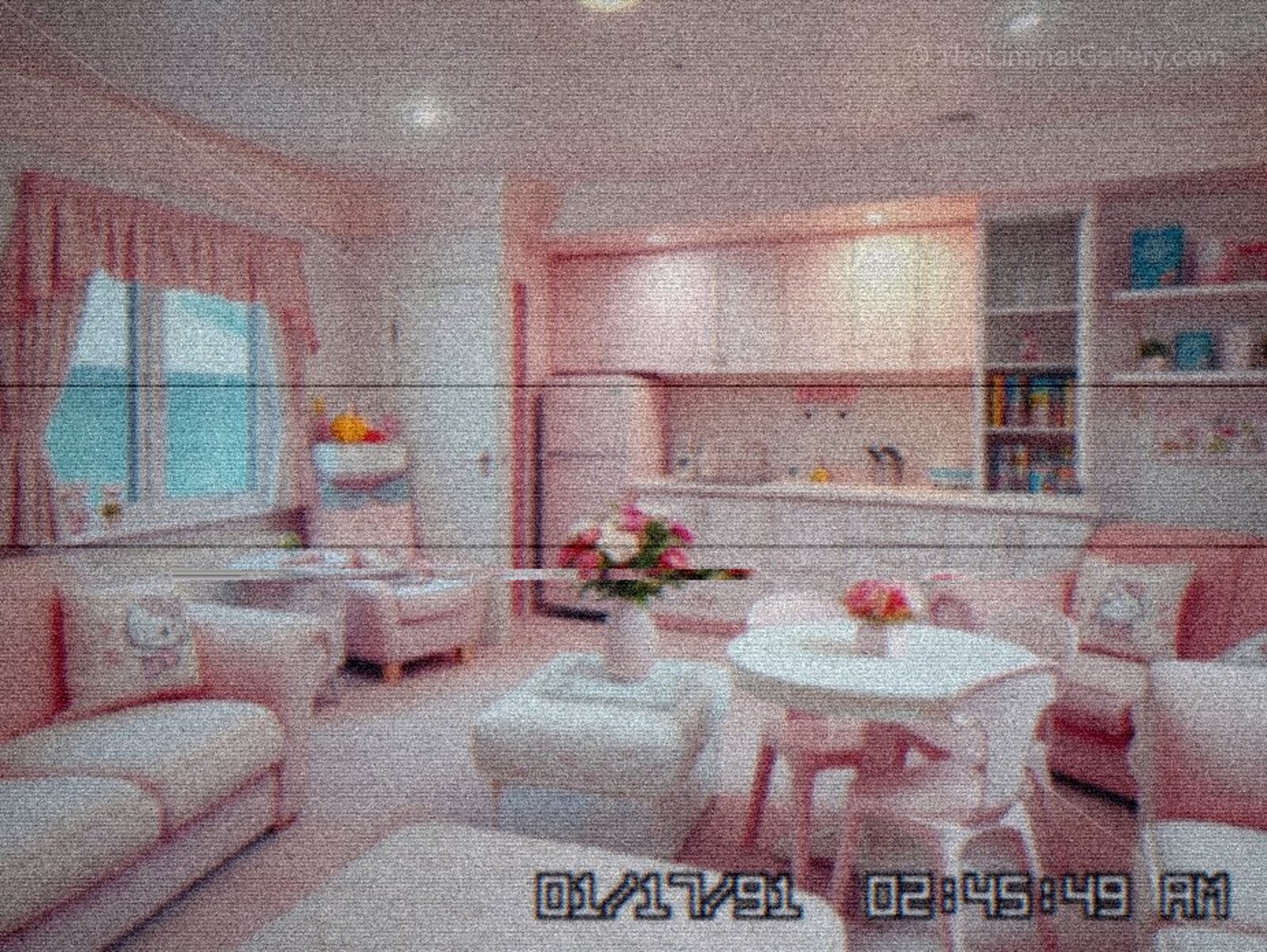 The familiar objects in Kitty's house, distorted by the environment, create an unsettling experience.