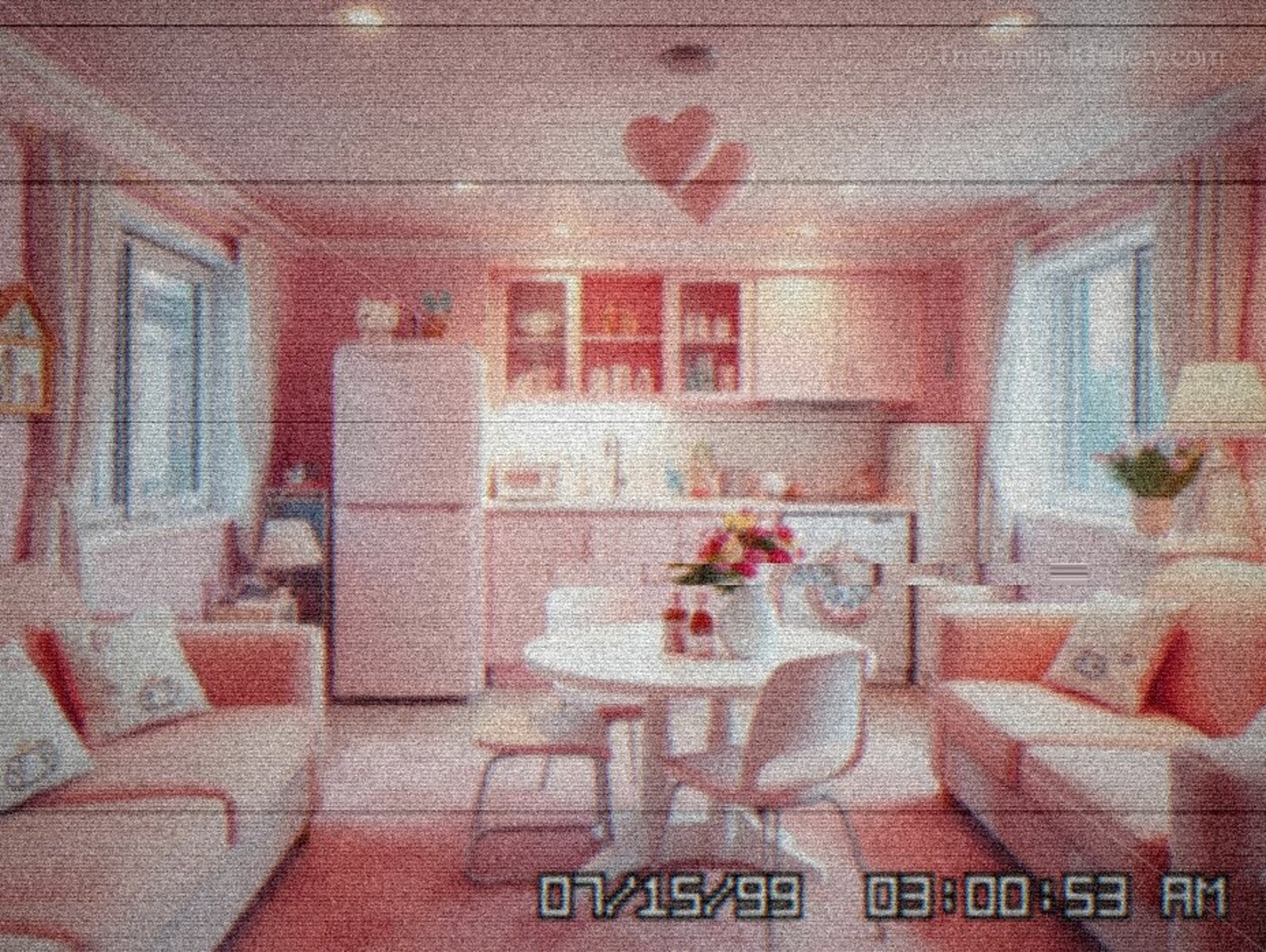 The eerie silence and the childlike environment create an unsettling paradox.