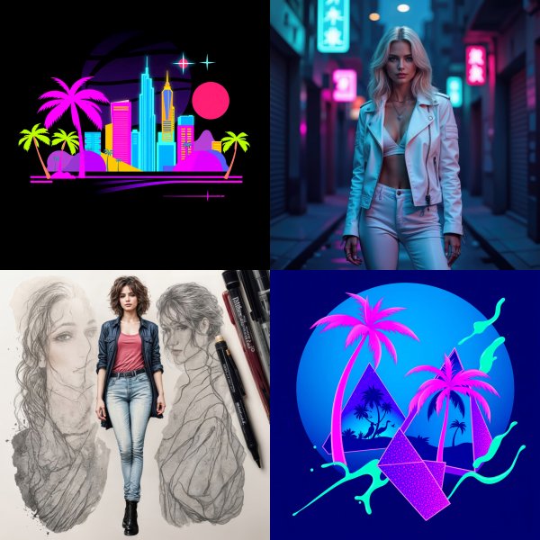 1980s Nostalgia Digital Art Bundle - 93 high-resolution commercial-use images at 4000px, 300 DPI