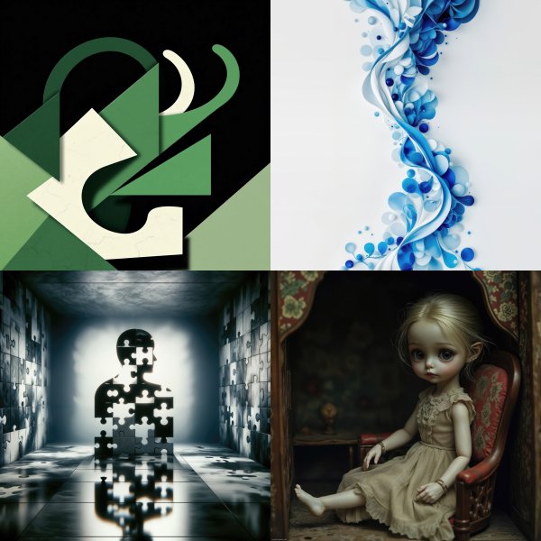 Curated Chaos Digital Art Bundle - 147 high-resolution commercial-use images at 4000px, 300 DPI