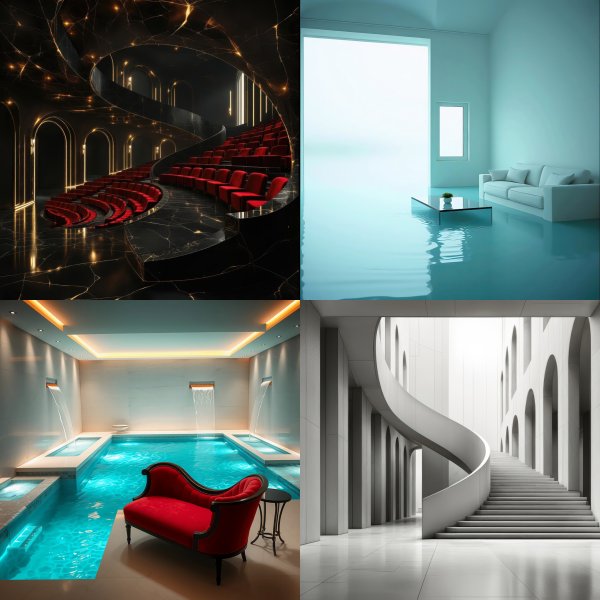 Liminal Indoor Spaces Digital Art Bundle - 308 high-resolution commercial-use images at 4000px, 300 DPI