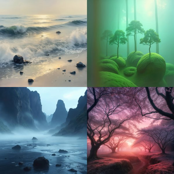 Nature Landscapes Day Digital Art Bundle - 277 high-resolution commercial-use images at 4000px, 300 DPI